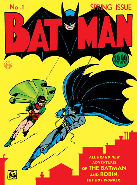 BATMAN (1940) #1 FACSIMILE EDITION CVR A BOB KANE (Backorder, Allow 4-5 Weeks) | DC COMICS | Comicbookeroo