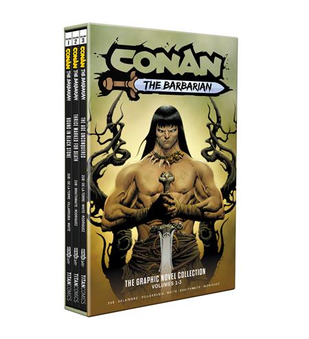 CONAN THE BARBARIAN TP VOL 01-03 SLIPCASE SET DIRECT MARKET EDITION JAE LEE CVR (MR) (Backorder, Allow 4-5 Weeks)