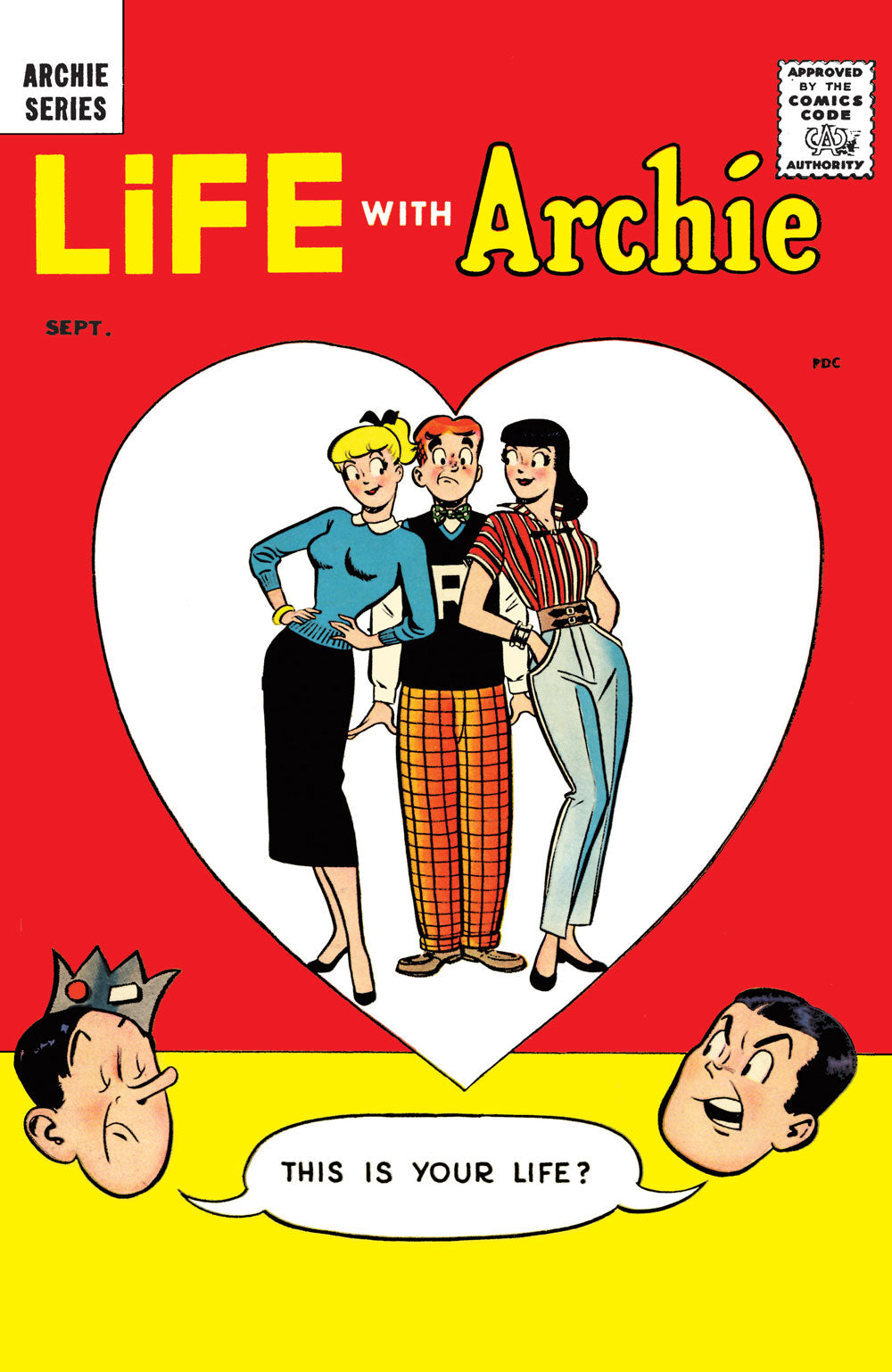 LIFE WITH ARCHIE #1 FOIL FACSIMILE CVR D HARRY LUCEY TERRY SZENICS VAR