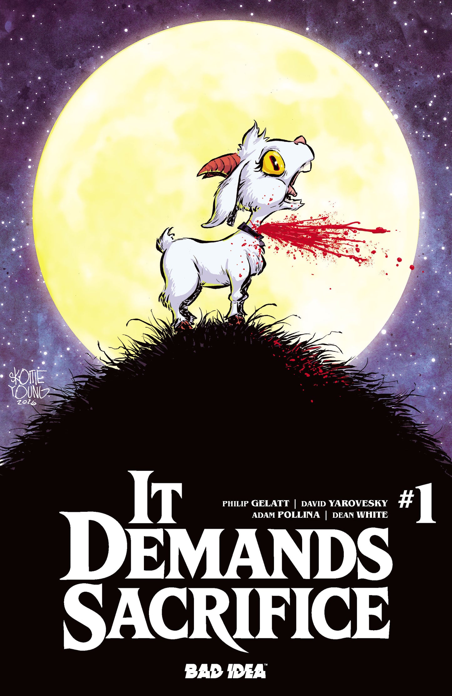 IT DEMANDS SACRIFICE #1 (OF 4) CVR D SKOTTIE YOUNG FOIL VAR | BAD IDEA | Comicbookeroo