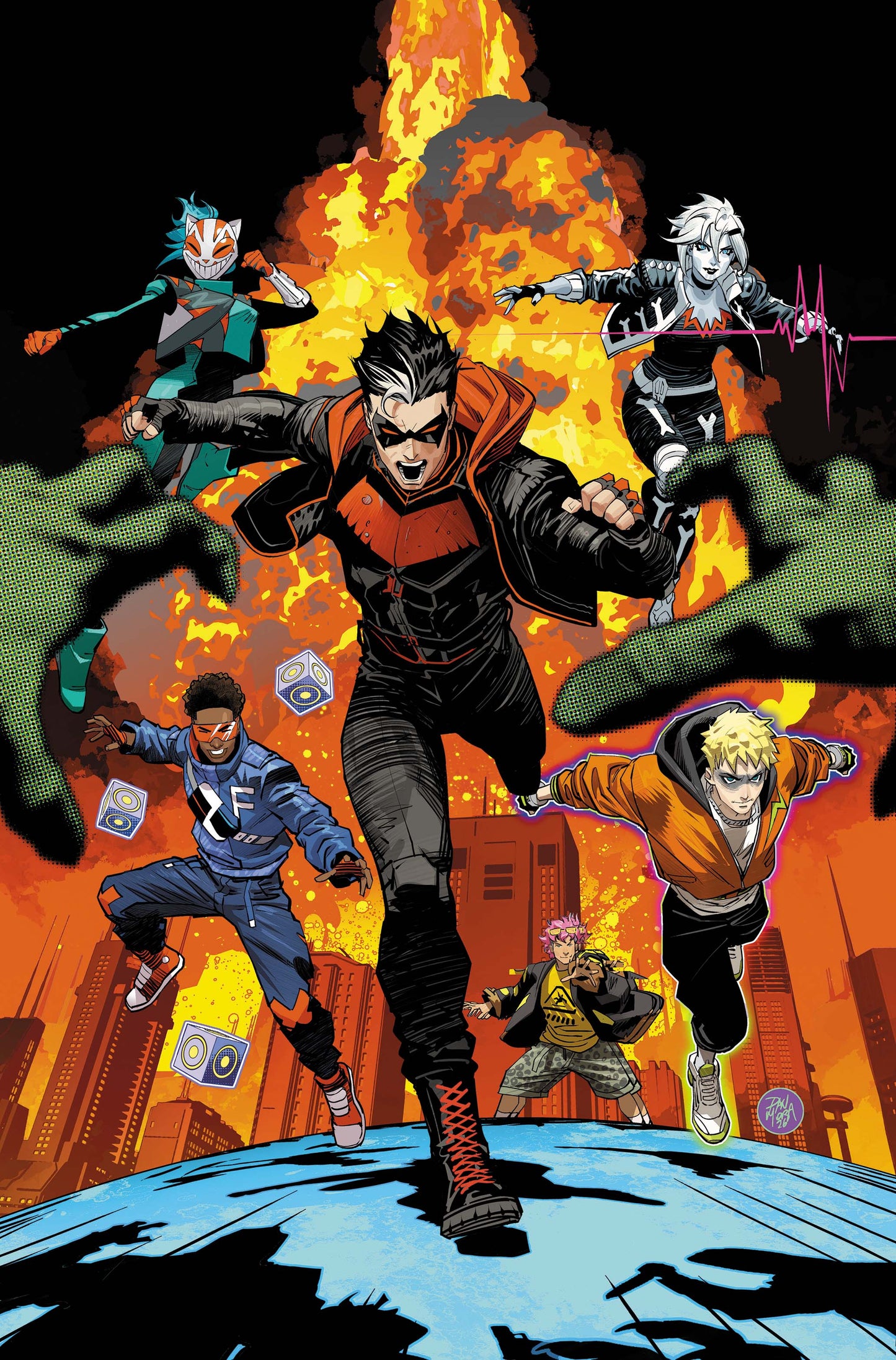 TEEN TITANS #1 CVR B DAN MORA CARD STOCK VAR | DC COMICS | Comicbookeroo