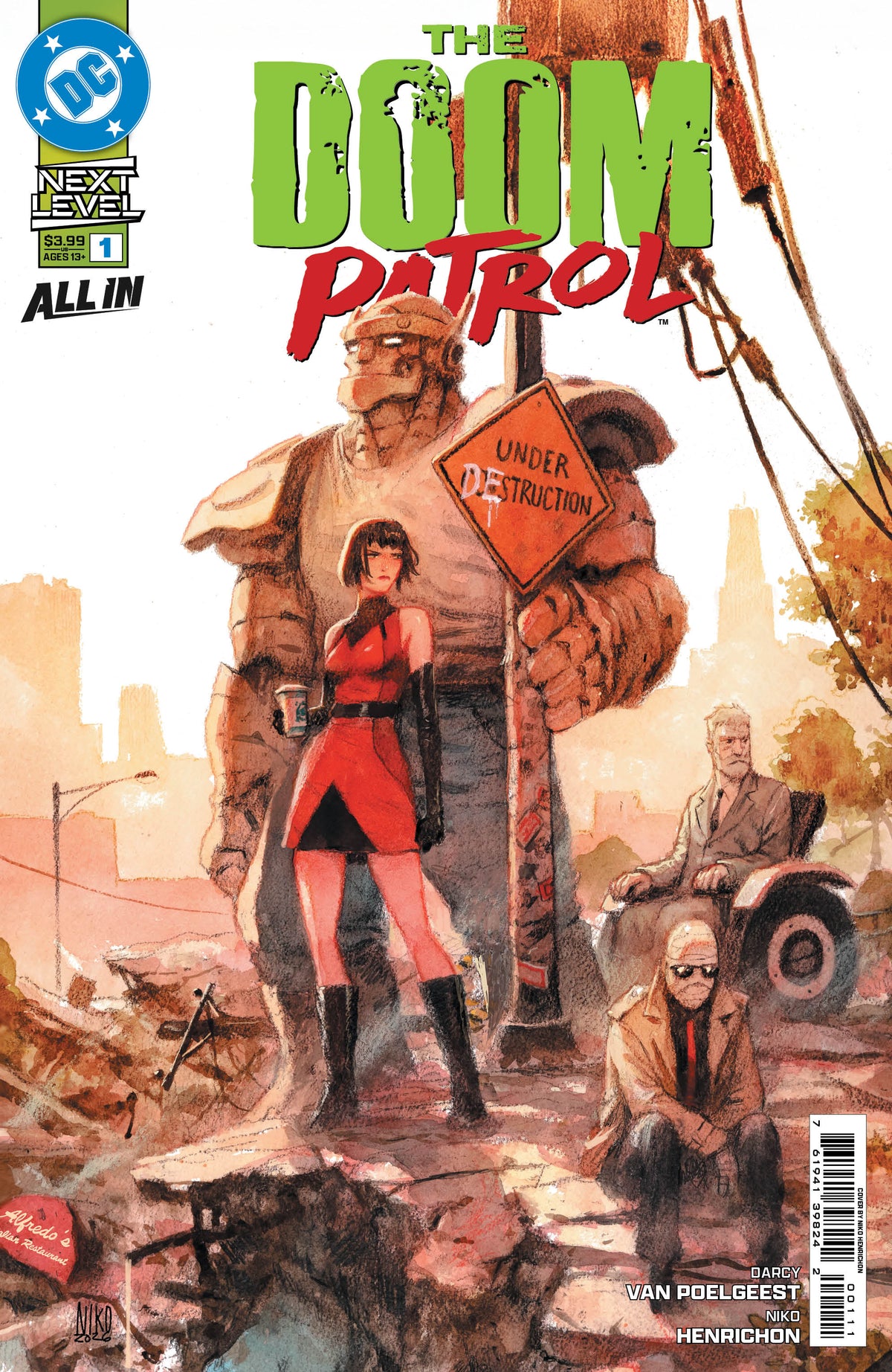 DOOM PATROL #1 CVR A NIKO HENRICHON