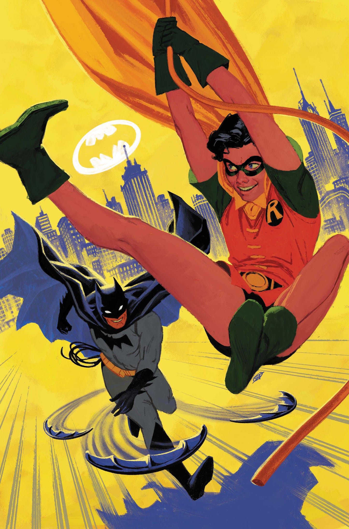 BATMAN & ROBIN YEAR ONE DYNAMIC DUOS #2 (OF 12) CVR B DAVID TALASKI CARD STOCK VAR | DC COMICS | Comicbookeroo