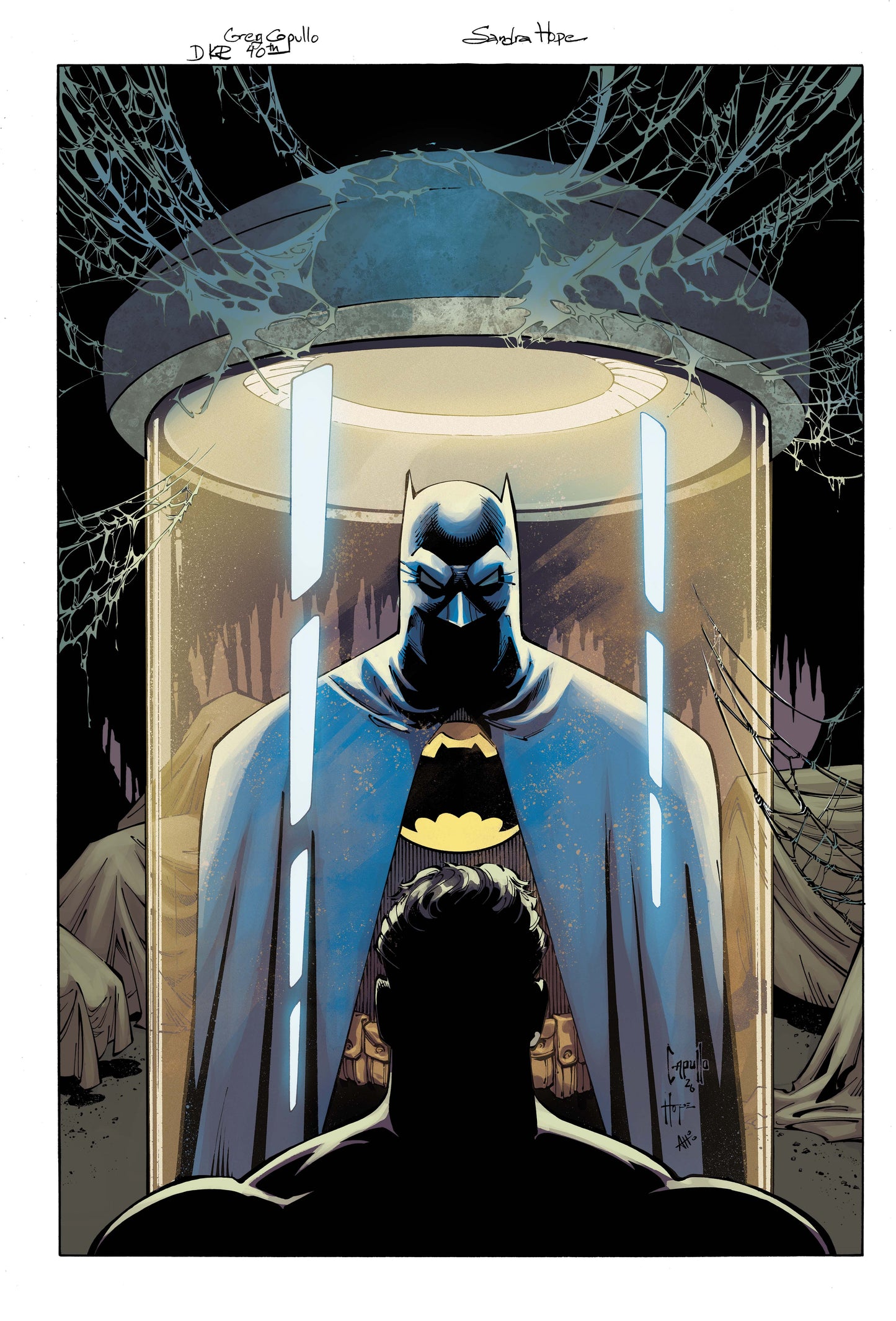 BATMAN & ROBIN YEAR ONE DYNAMIC DUOS #2 (OF 12) CVR E GREG CAPULLO & SANDRA HOPE DARK KNIGHT RETURNS 40TH ANNIVERSARY CARD STOCK VAR | DC COMICS | Comicbookeroo