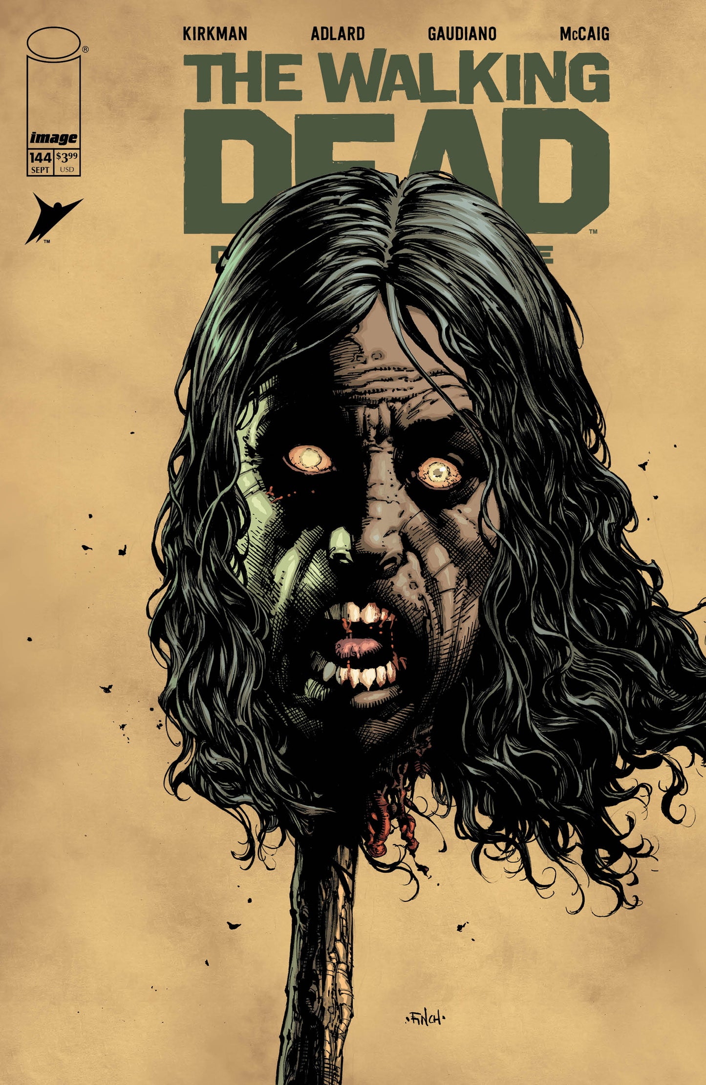 WALKING DEAD DELUXE #144 CVR A DAVID FINCH & DAVE MCCAIG (MR) | IMAGE COMICS | Comicbookeroo