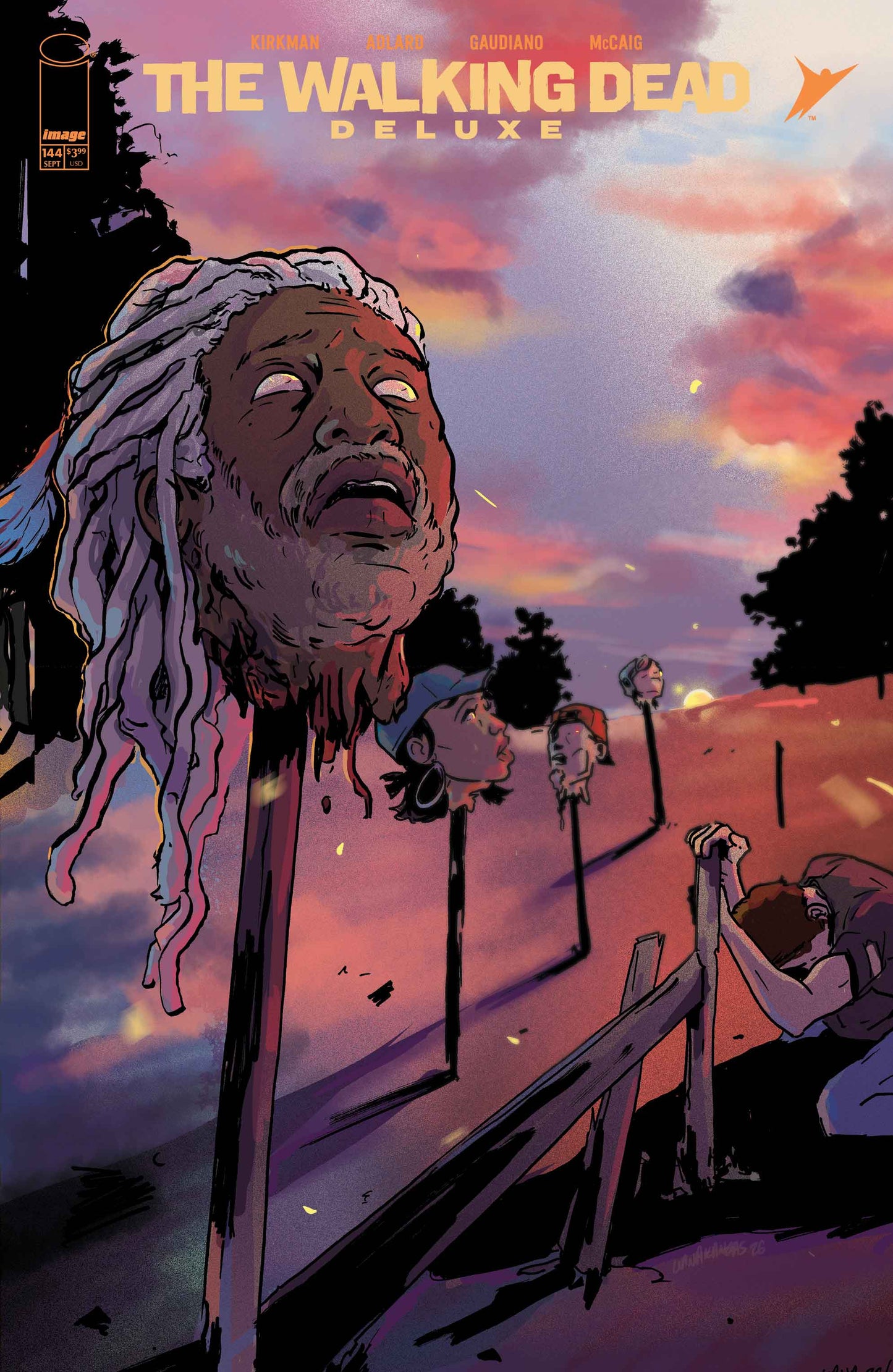 WALKING DEAD DELUXE #144 CVR C LIANA KANGAS CONNECTING COVER VAR (MR) | IMAGE COMICS | Comicbookeroo