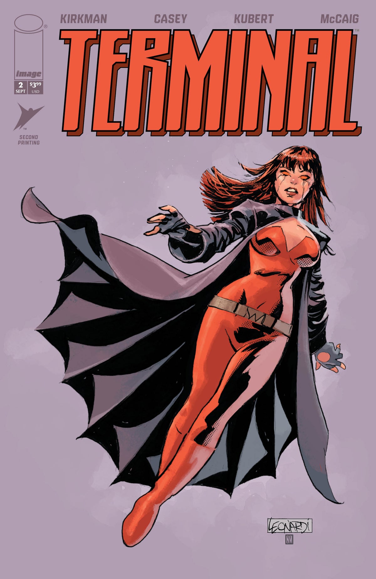 TERMINAL #2 2ND PTG CVR B RICK LEONARDI & NEERAJ MENON THE AWOKEN VAR
