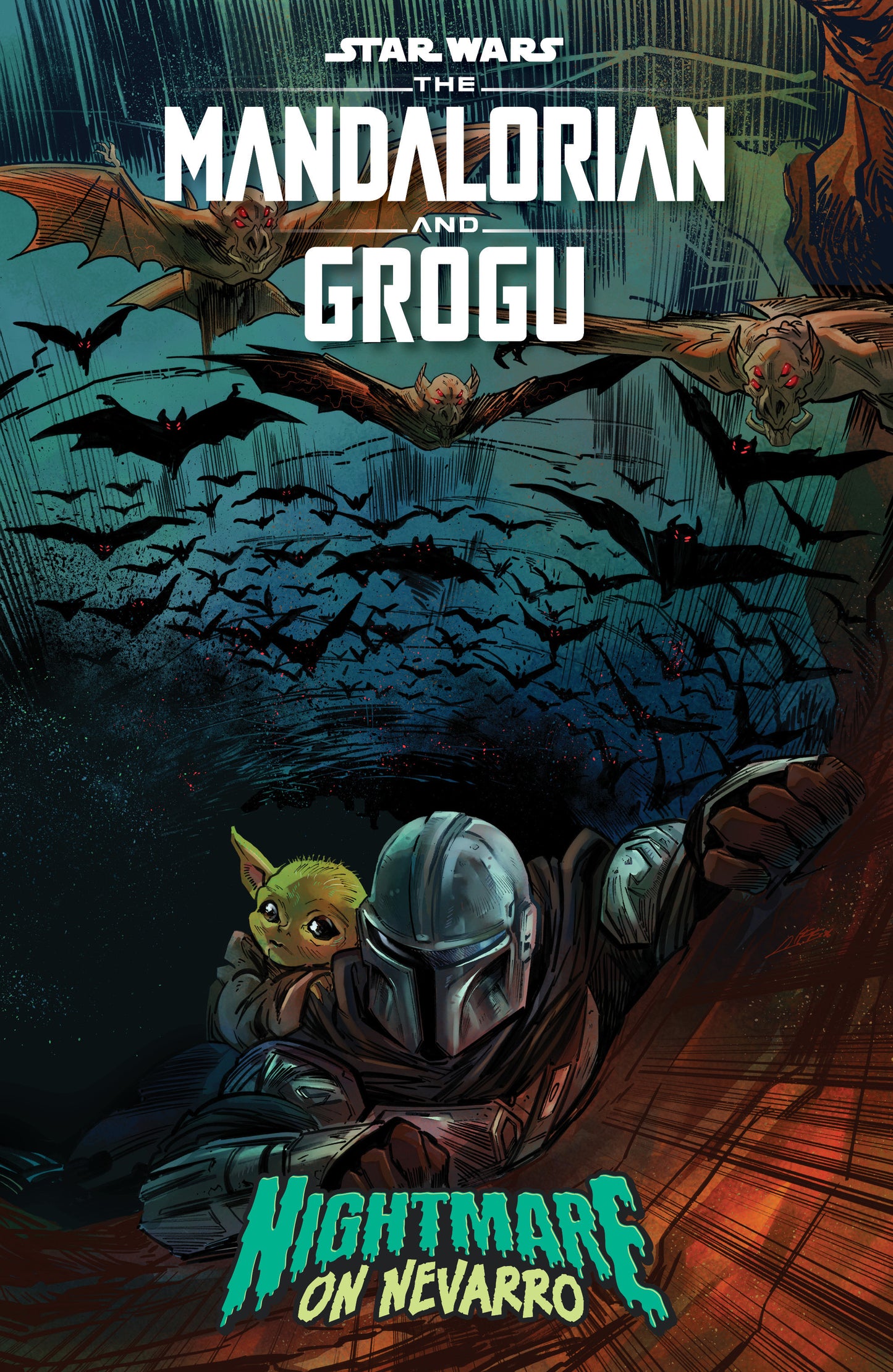 STAR WARS THE MANDALORIAN AND GROGU NIGHTMARE ON NEVARRO