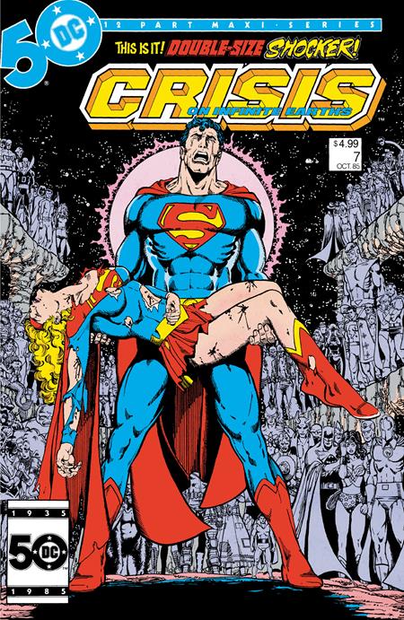 CRISIS ON INFINITE EARTHS #7 FACSIMILE EDITION CVR A GEORGE PEREZ - Comicbookeroo