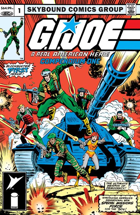 GI JOE A REAL AMERICAN HERO COMPENDIUM TP BOOK 01 DIRECT MARKET EXCLUSIVE HERB TRIMPE & BOB MCLEOD CVR (Backorder, Allow 4-5 Weeks)
