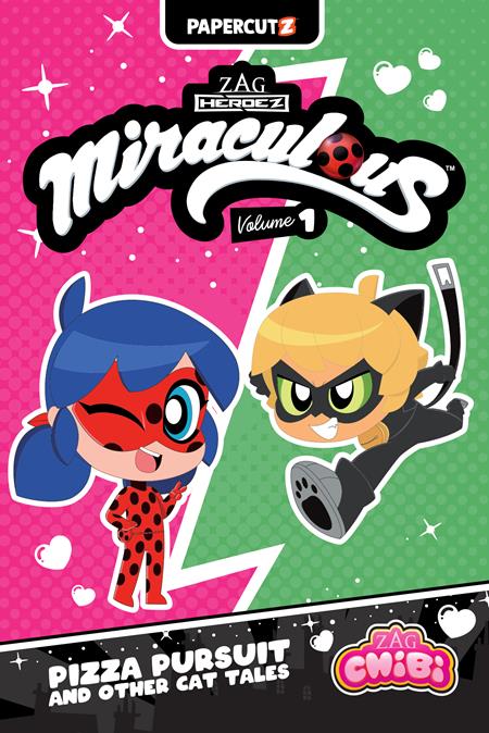 MIRACULOUS LADYBUG CHIBI TP VOL 01 PIZZA PURSUIT & OTHER CAT TALES (Backorder, Allow 4-5 Weeks)