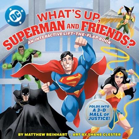 WHATS UP SUPERMAN AND FRIENDS HC A POP MAGIC BOOK (Backorder, Allow 4-5 Weeks)