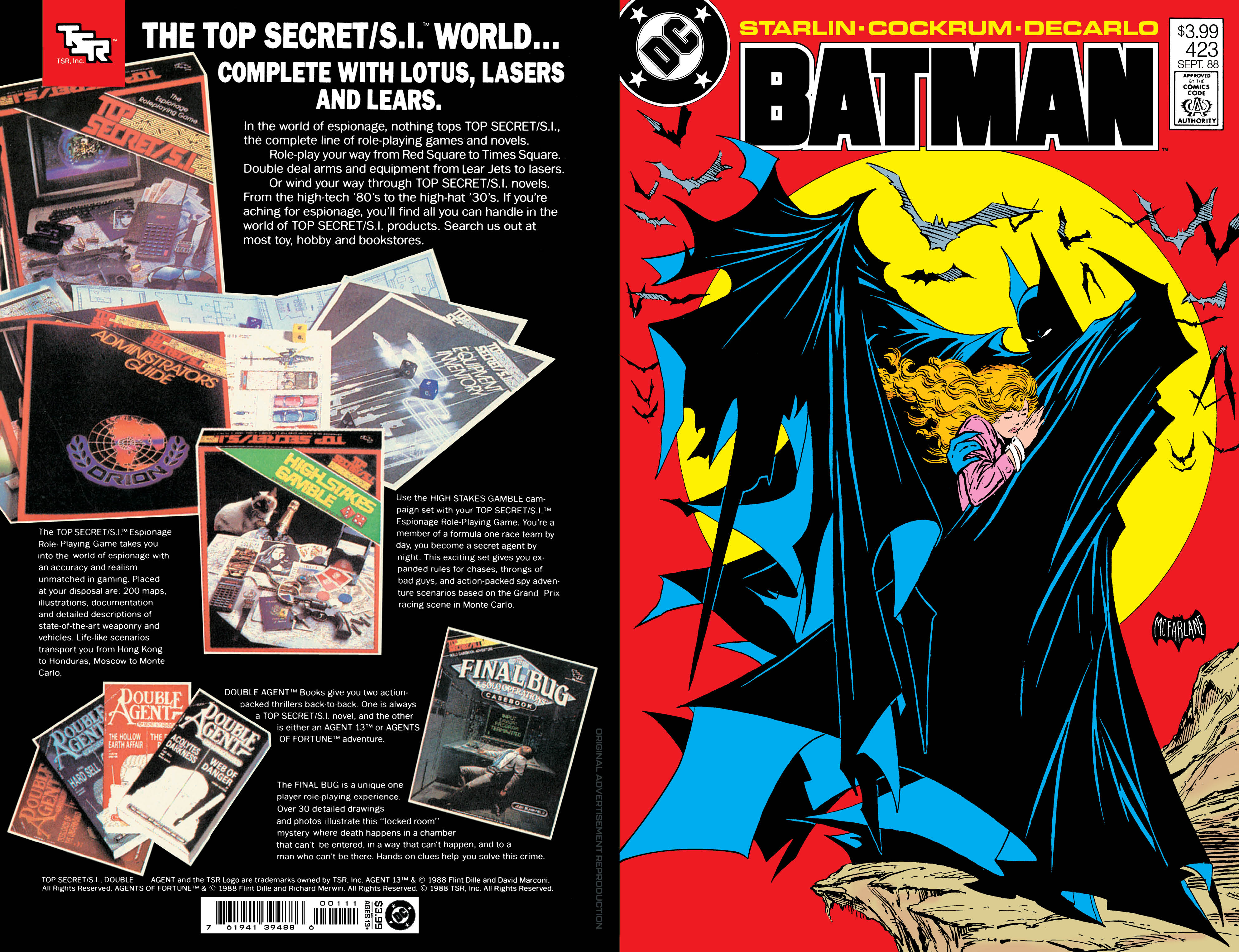 BATMAN #423 FACSIMILE EDITION CVR A TODD MCFARLANE – Comicbookeroo
