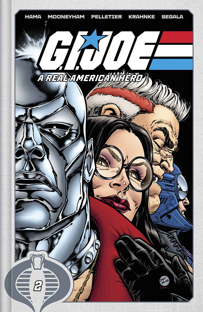 GI JOE A REAL AMERICAN HERO DLX ED HC BOOK 02 DIRECT MARKET EXCLUSIVE BRAD WALKER & LAURA MARTIN COBRA CVR | IMAGE COMICS | Comicbookeroo