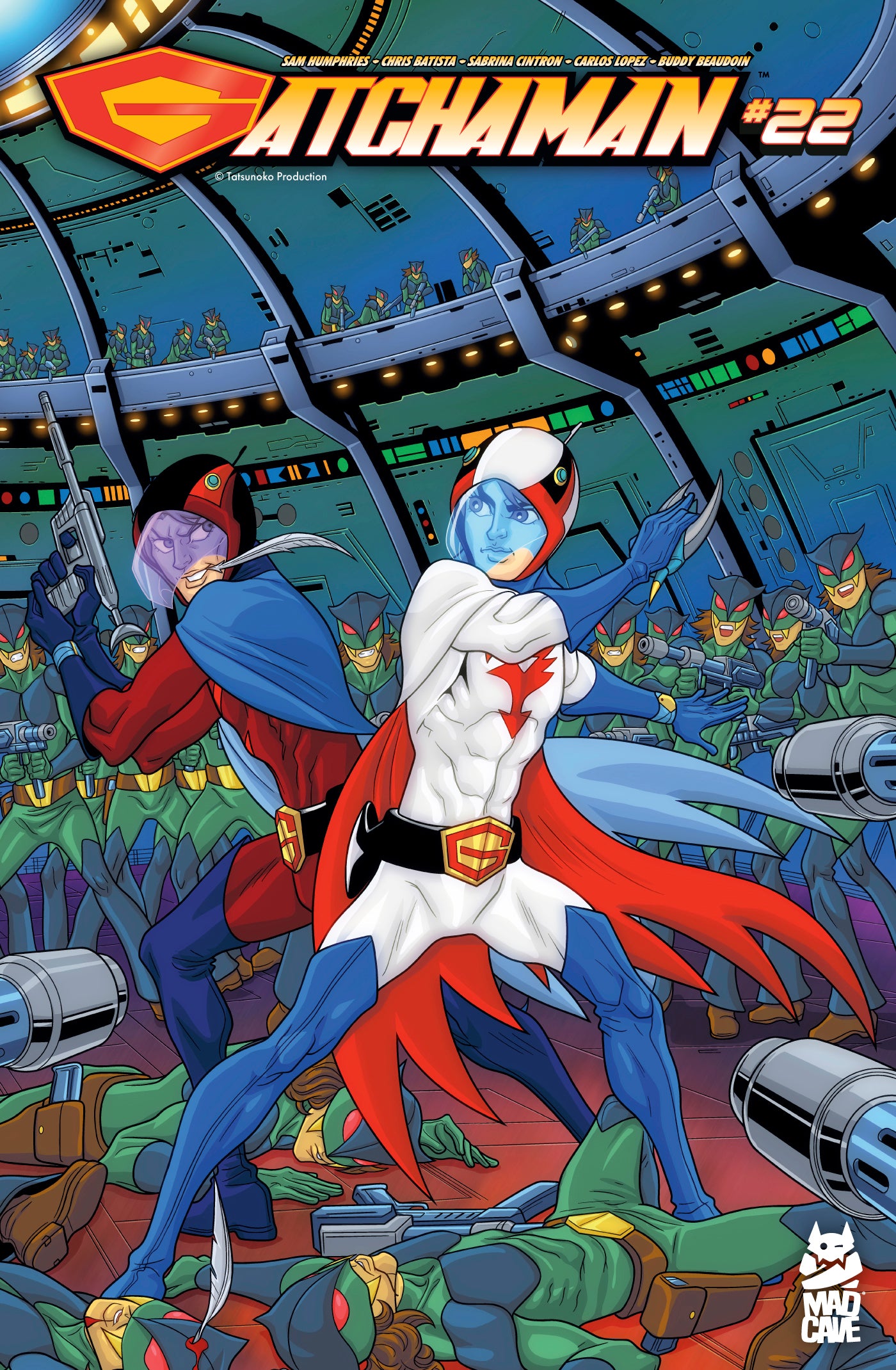 GATCHAMAN #22 CVR A CHRIS BATISTA SABRINA CINTRON | MAD CAVE STUDIOS | Comicbookeroo