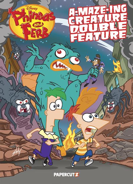 PHINEAS AND FERB A MAZE ING CREATURE DOUBLE FEATURE HC (Backorder, Allow 4-5 Weeks)