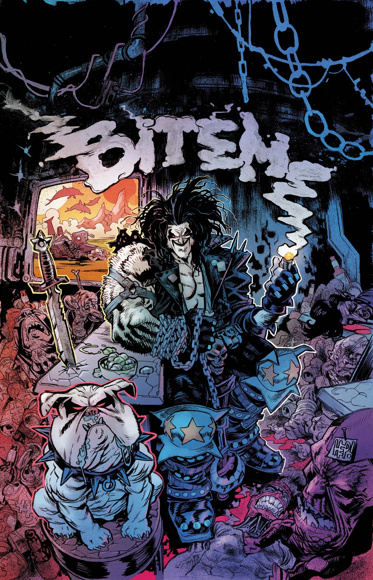 LOBO #9 CVR C SCOTT HEPBURN CARD STOCK VAR | DC COMICS | Comicbookeroo