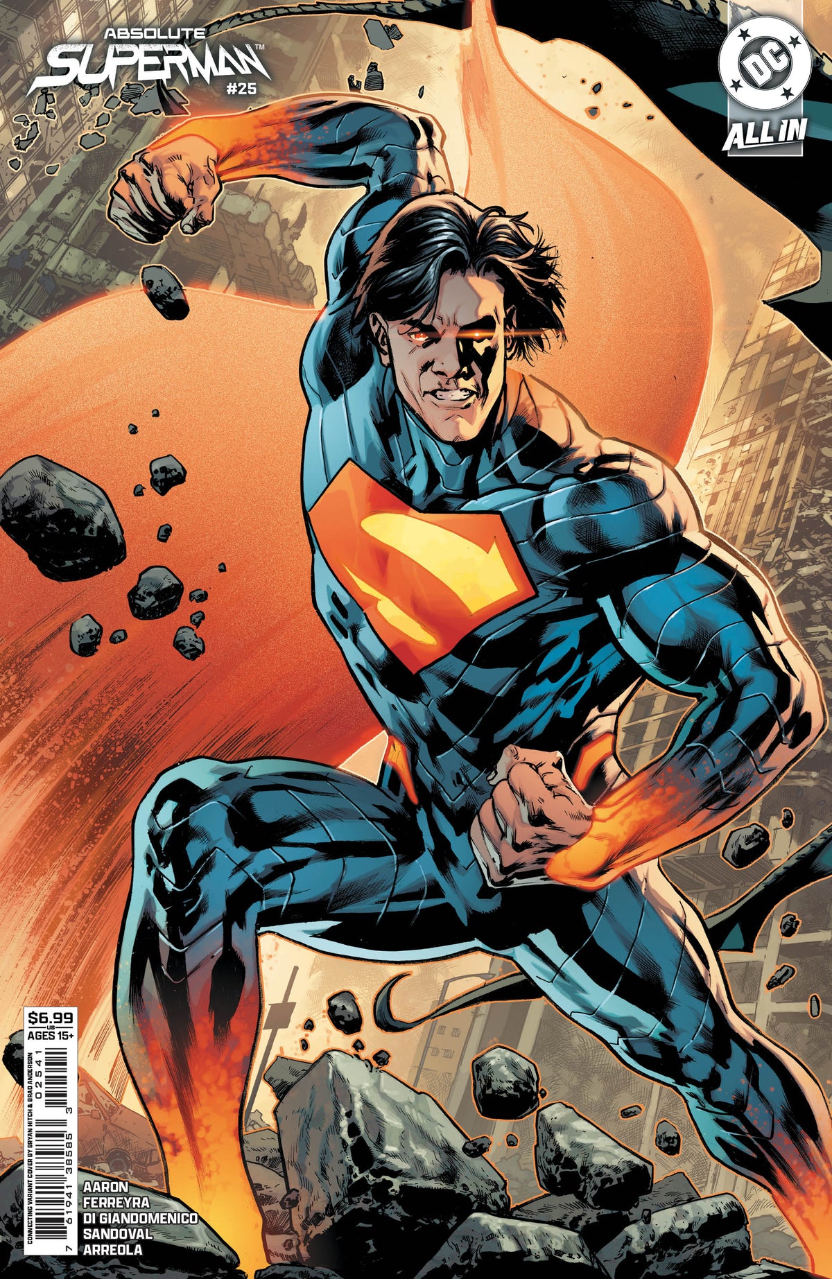 ABSOLUTE SUPERMAN #25 CVR D BRYAN HITCH CONNECTING CARD STOCK VAR