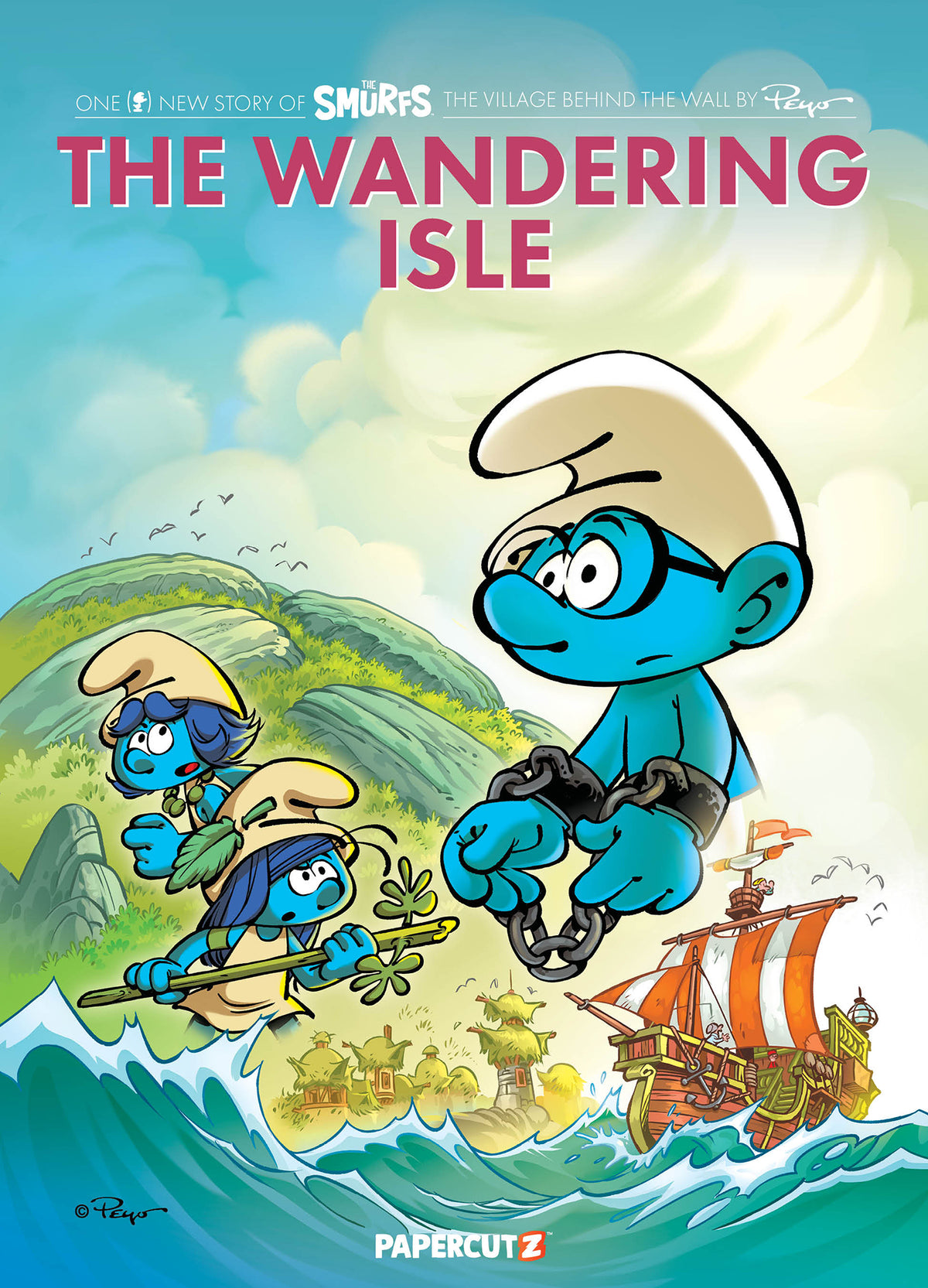 SMURFS VILLAGE HC VOL 06 THE WANDERING ISLE