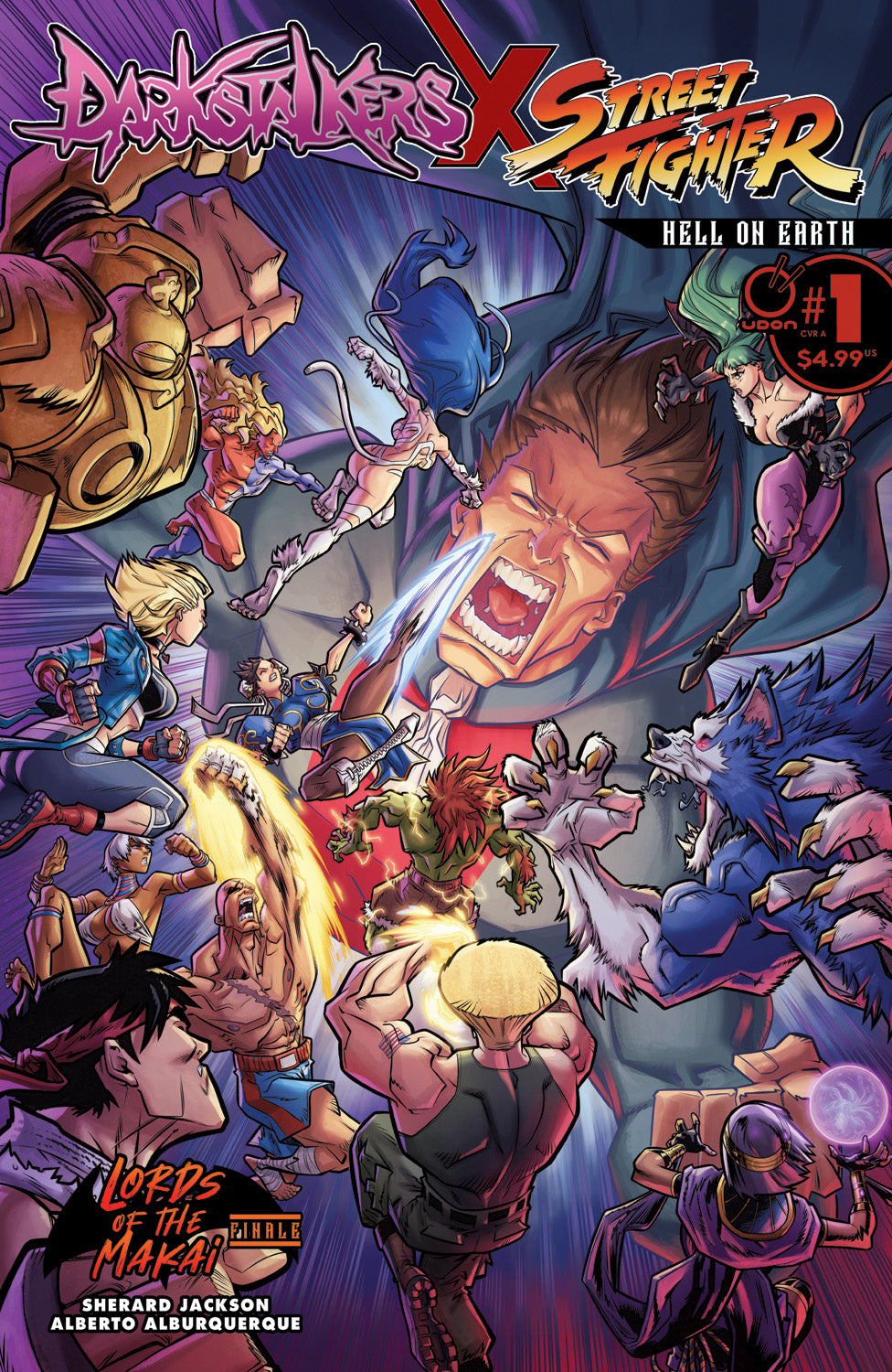 DARKSTALKERS X STREET FIGHTER HELL ON EARTH #1