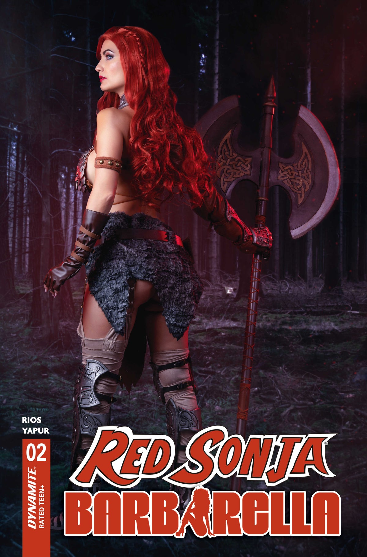 RED SONJA BARBARELLA #2 CVR D COSPLAY IVY RED SONJA VAR | DYNAMITE ENTERTAINMENT | Comicbookeroo