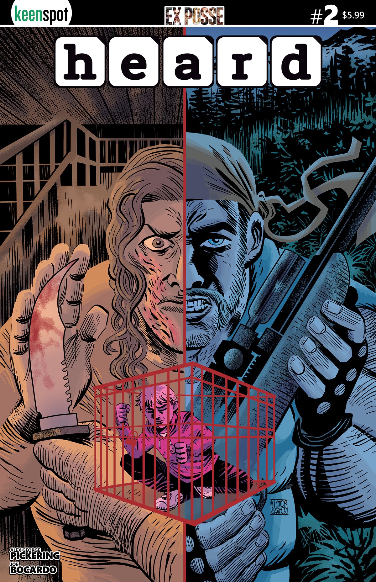 HEARD #2 CVR B VICTOR SANTOS VAR | EX POSSE HOLDINGS | Comicbookeroo