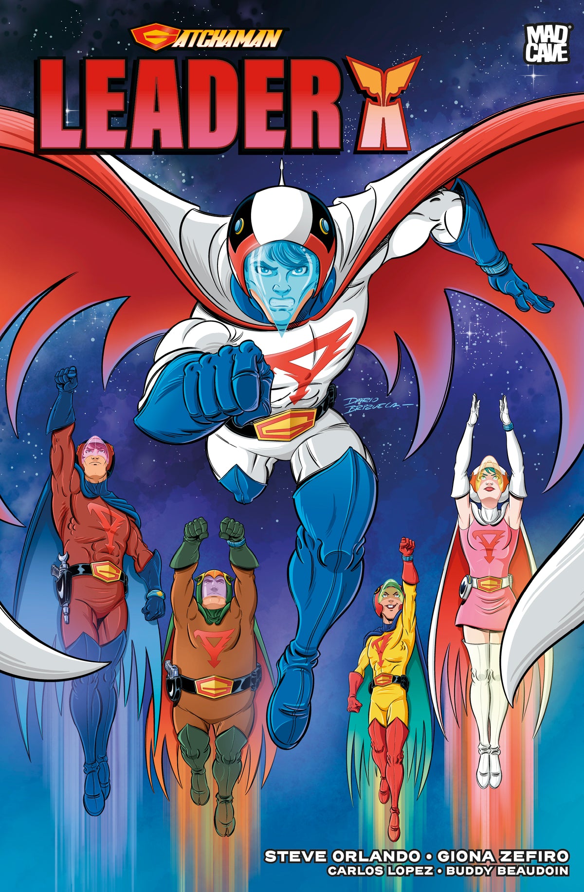 GATCHAMAN LEADER X (ONE-SHOT) CVR B DARIO BRIZUELA VAR | MAD CAVE STUDIOS | Comicbookeroo