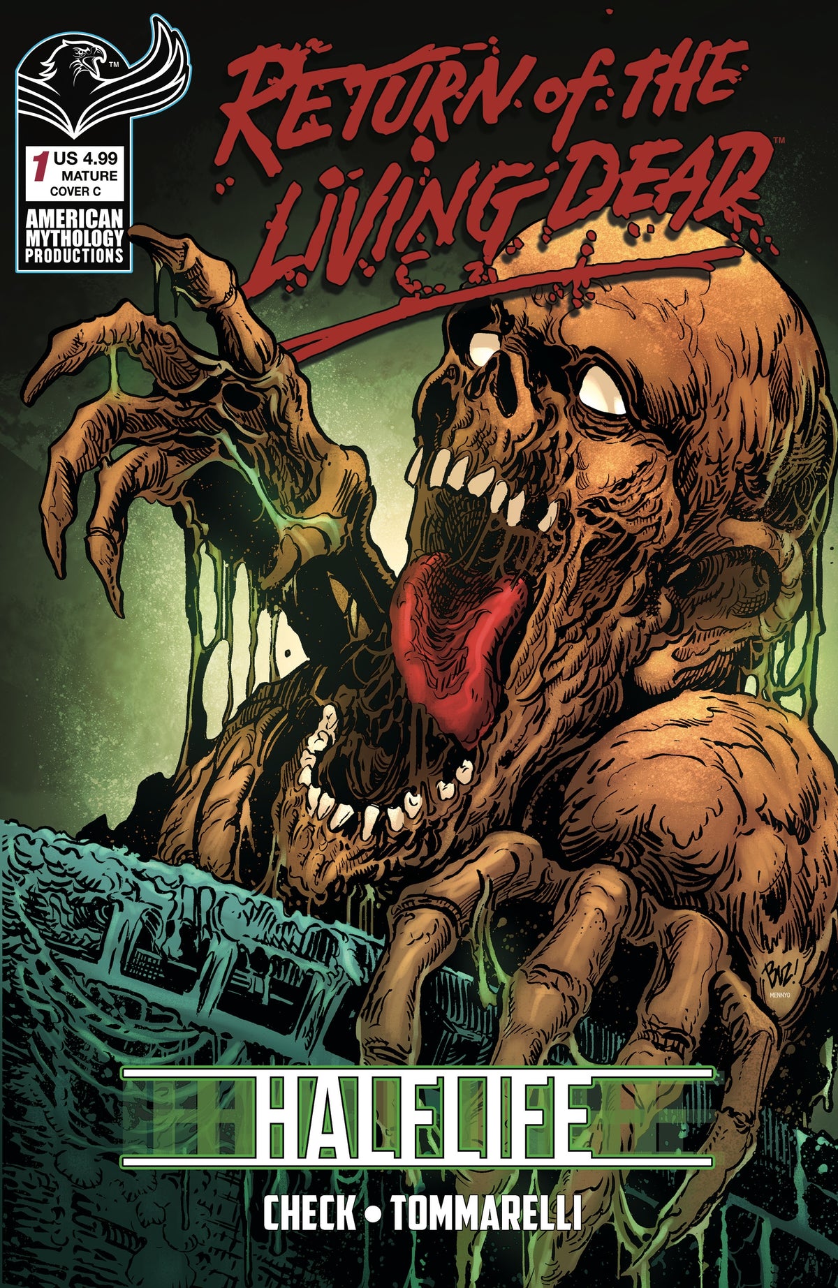 RETURN LIVING DEAD HALFLIFE #1 CVR C BUZ HASSON VAR