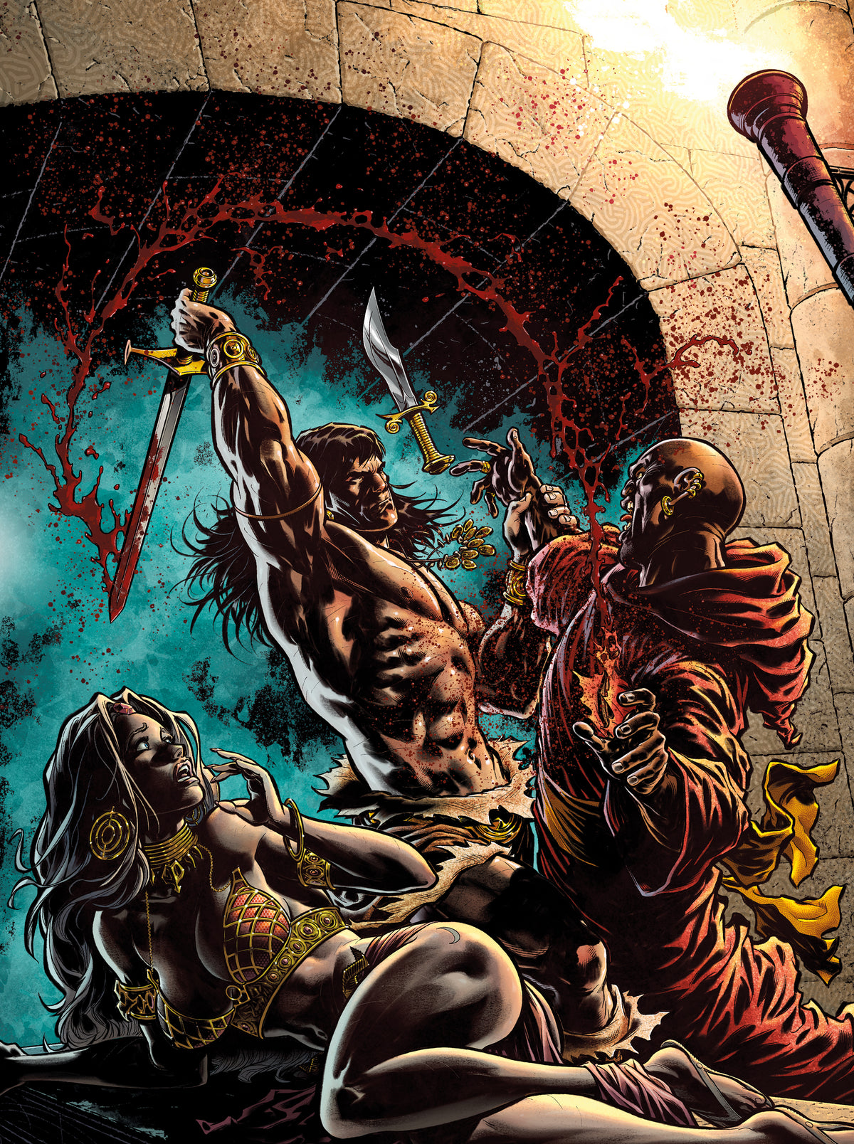 SAVAGE SWORD OF CONAN REFORGED #8 CVR C IAN CHURCHILL VIRGIN CARDSTOCK VAR (MR) | TITAN COMICS | Comicbookeroo