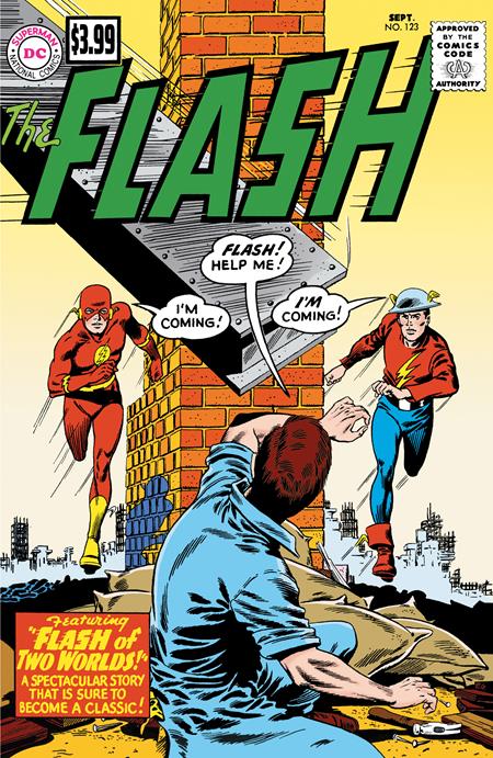 FLASH #123 FACSIMILE EDITION CVR A CARMINE INFANTINO & MURPHY ANDERSON - Comicbookeroo