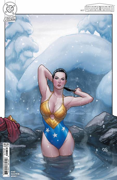 WONDER WOMAN #17 CVR D FRANK CHO SWEATER WEATHER CARD STOCK VAR (15 Jan Release) - Comicbookeroo
