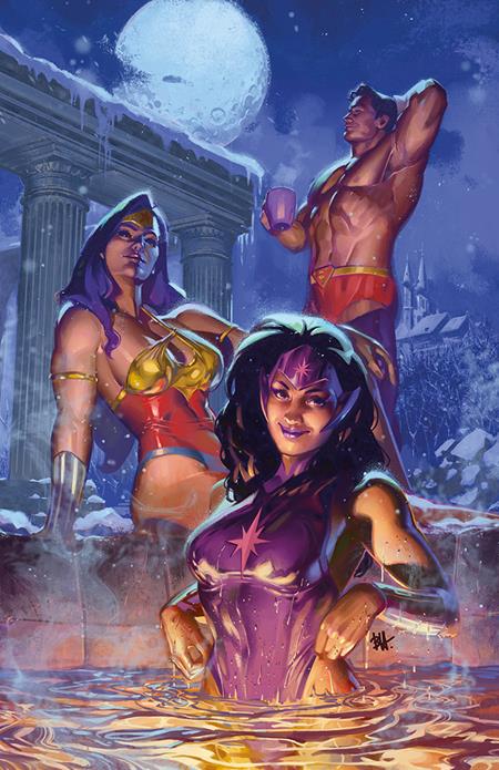 JUSTICE LEAGUE UNLIMITED #15 CVR F BEN HARVEY SWEATER WEATHER CARD STOCK VAR (DC K.O.) (28 Jan Release)