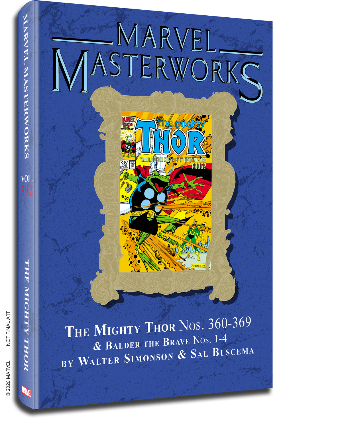MARVEL MASTERWORKS THE MIGHTY THOR HC VOL 25 WALTER SIMONSON DIRECT MARKET EDITION CVR | CLOVER PRESS | Comicbookeroo
