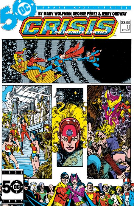 CRISIS ON INFINITE EARTHS #11 FACSIMILE EDITION CVR A GEORGE PEREZ (Backorder, Allow 4-5 Weeks) | DC COMICS | Comicbookeroo