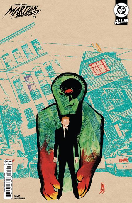ABSOLUTE MARTIAN MANHUNTER #9 CVR B WERTHER DELL EDERA CARD STOCK VAR (Backorder, Allow 4-5 Weeks)