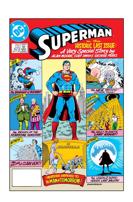 SUPERMAN #423 FACSIMILE EDITION CVR A CURT SWAN