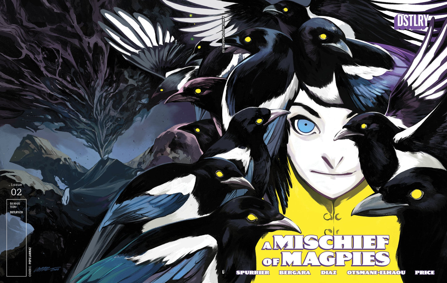 A MISCHIEF OF MAGPIES #2 CVR E PEPE LARRAZ VAR | DSTLRY | Comicbookeroo