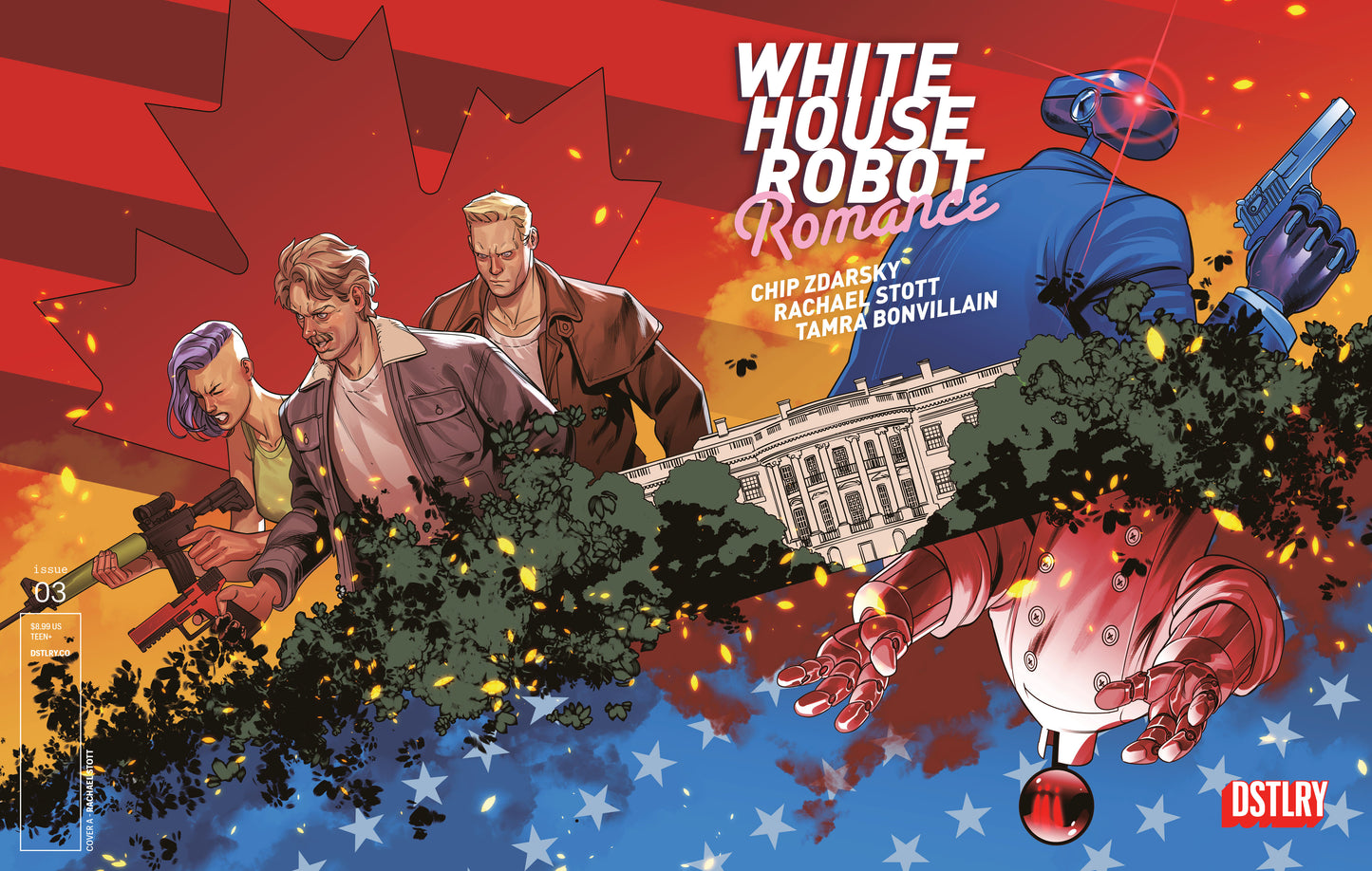 WHITE HOUSE ROBOT ROMANCE #3 CVR A RACHAEL STOTT (Backorder, Allow 4-5 Weeks)