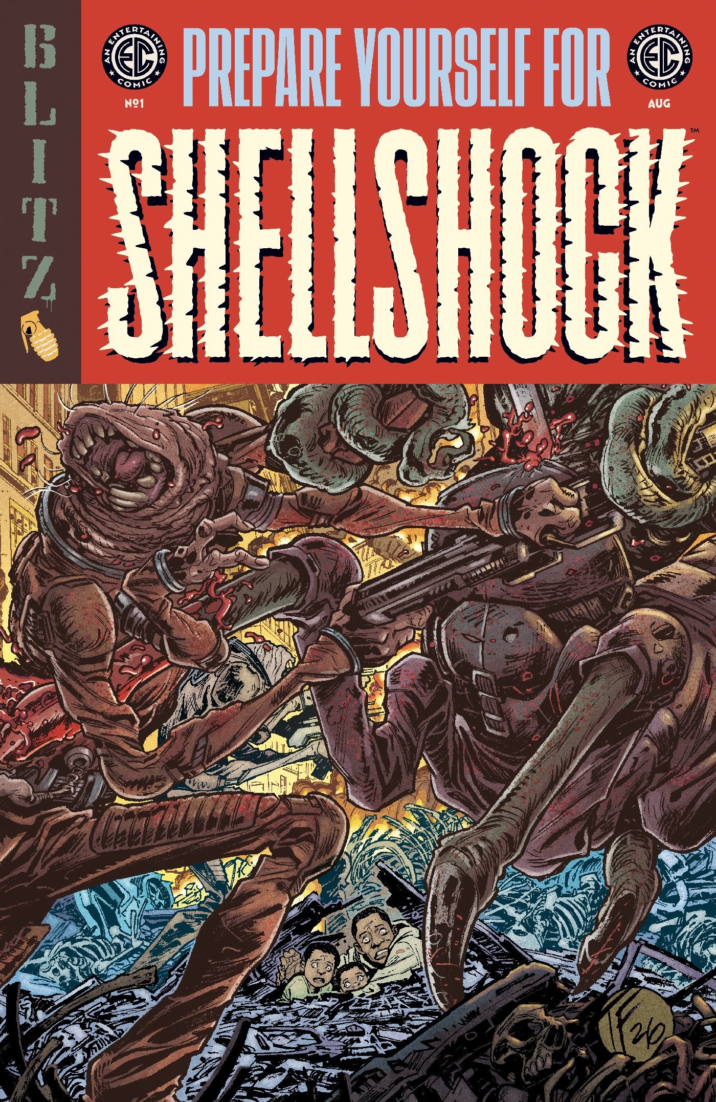 EC SHELLSHOCK #1 CVR C TOM FOWLER VAR | ONI PRESS | Comicbookeroo