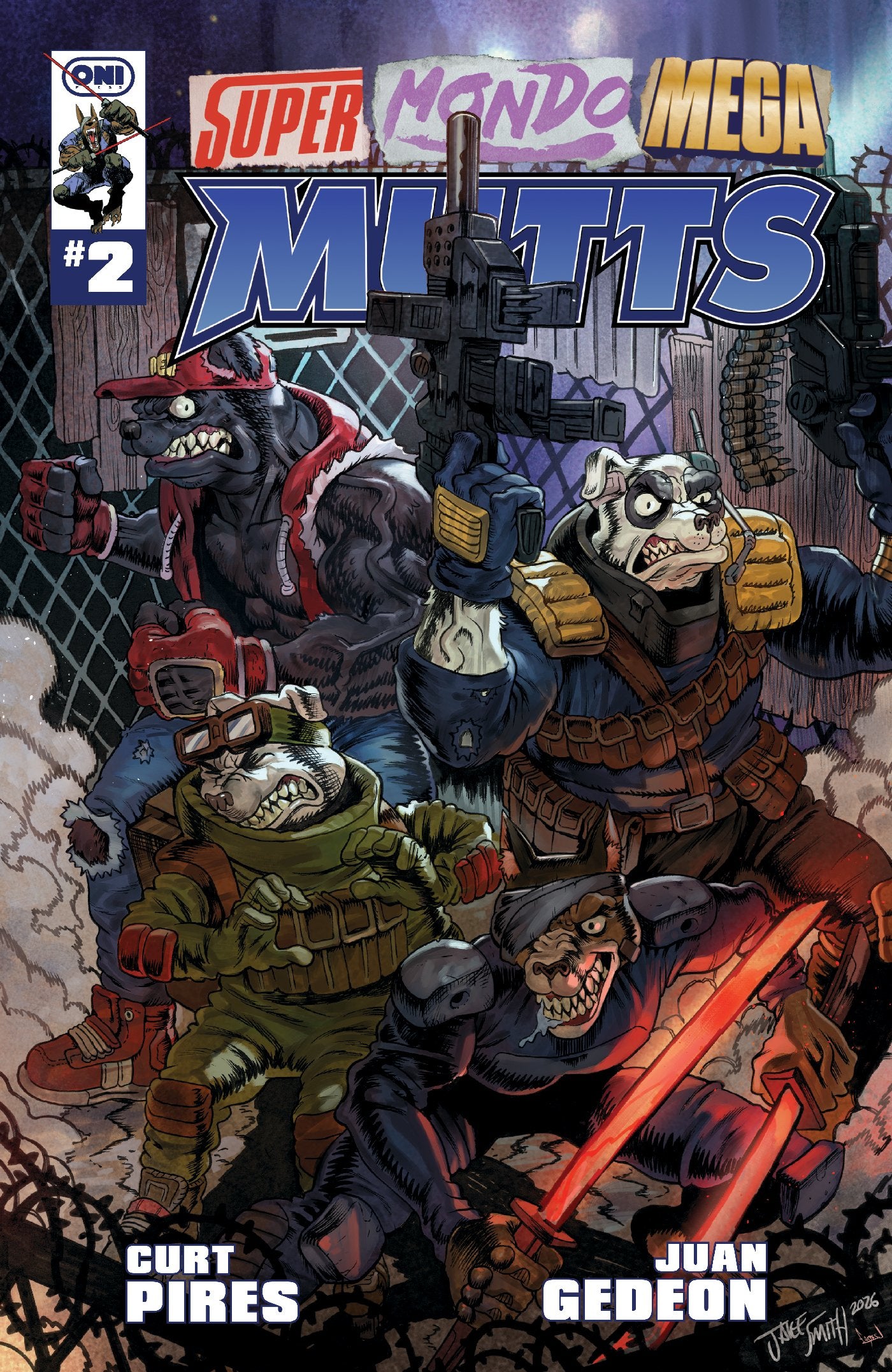 SUPER MONDO MEGA MUTTS #2 (OF 4) CVR D JAKE SMITH VAR | ONI PRESS | Comicbookeroo