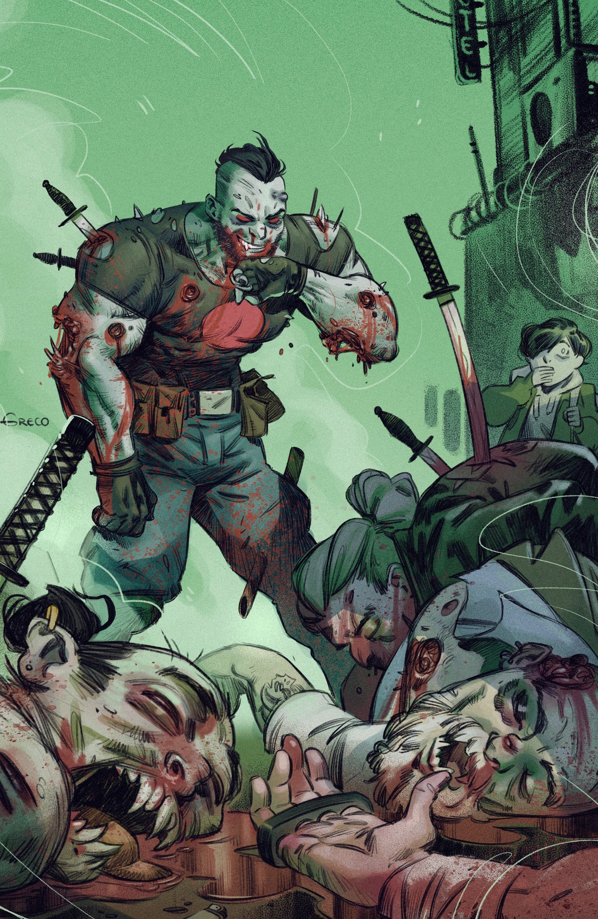 VALIANT BEYOND BLOODSHOT #2 CVR F GRECO VIRGIN (MR) (Backorder, Allow 4-5 Weeks)
