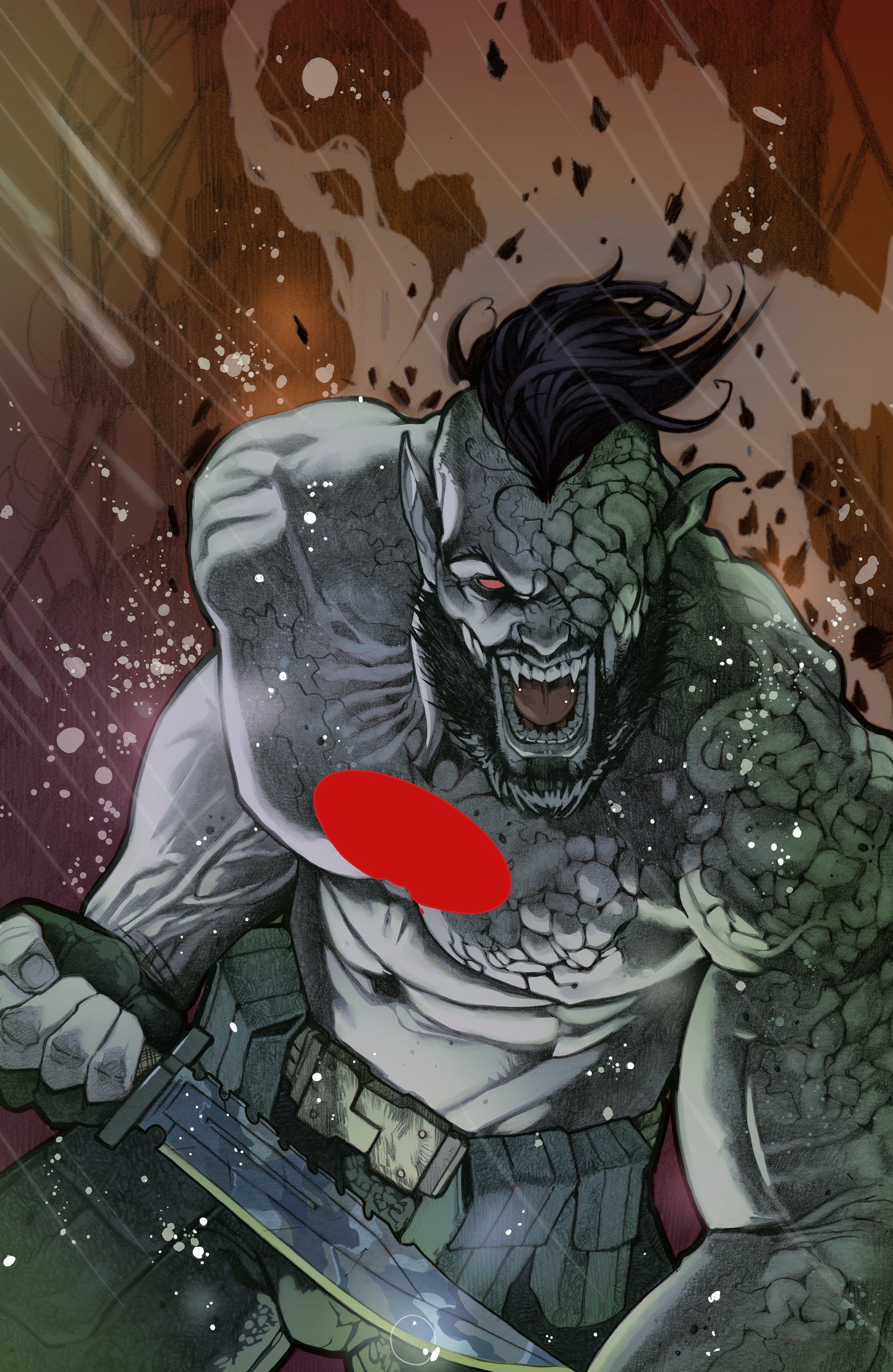 VALIANT BEYOND BLOODSHOT #6--MAN MADE HELL #3 VAR D (BIRR FULL ART) | IDW PUBLISHING | Comicbookeroo