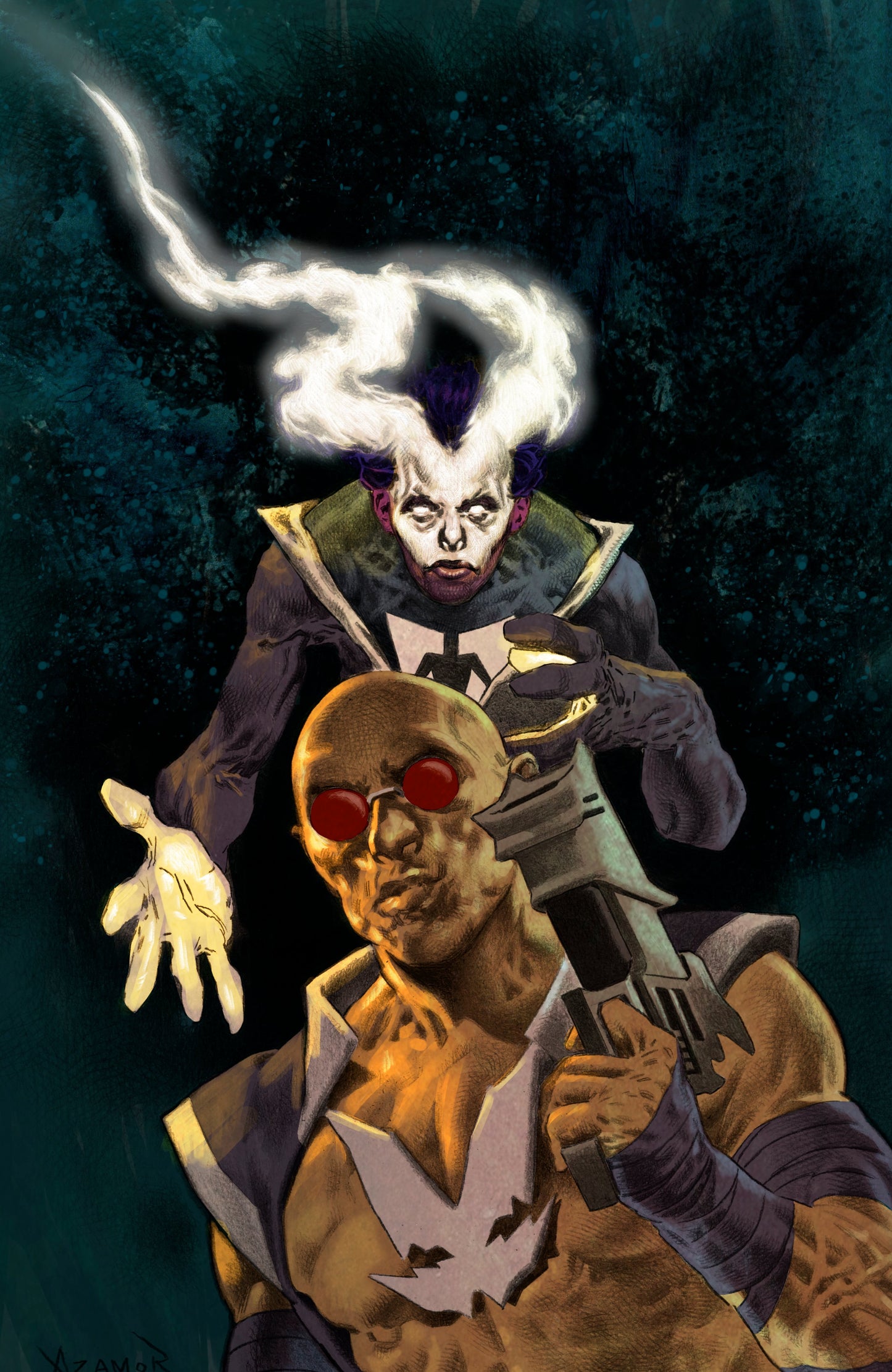 VALIANT BEYOND TALES SHADOWMAN #8--LEGACY OF LEROI #2 VAR D (AZAMOR FULL ART) (12 Aug Release)