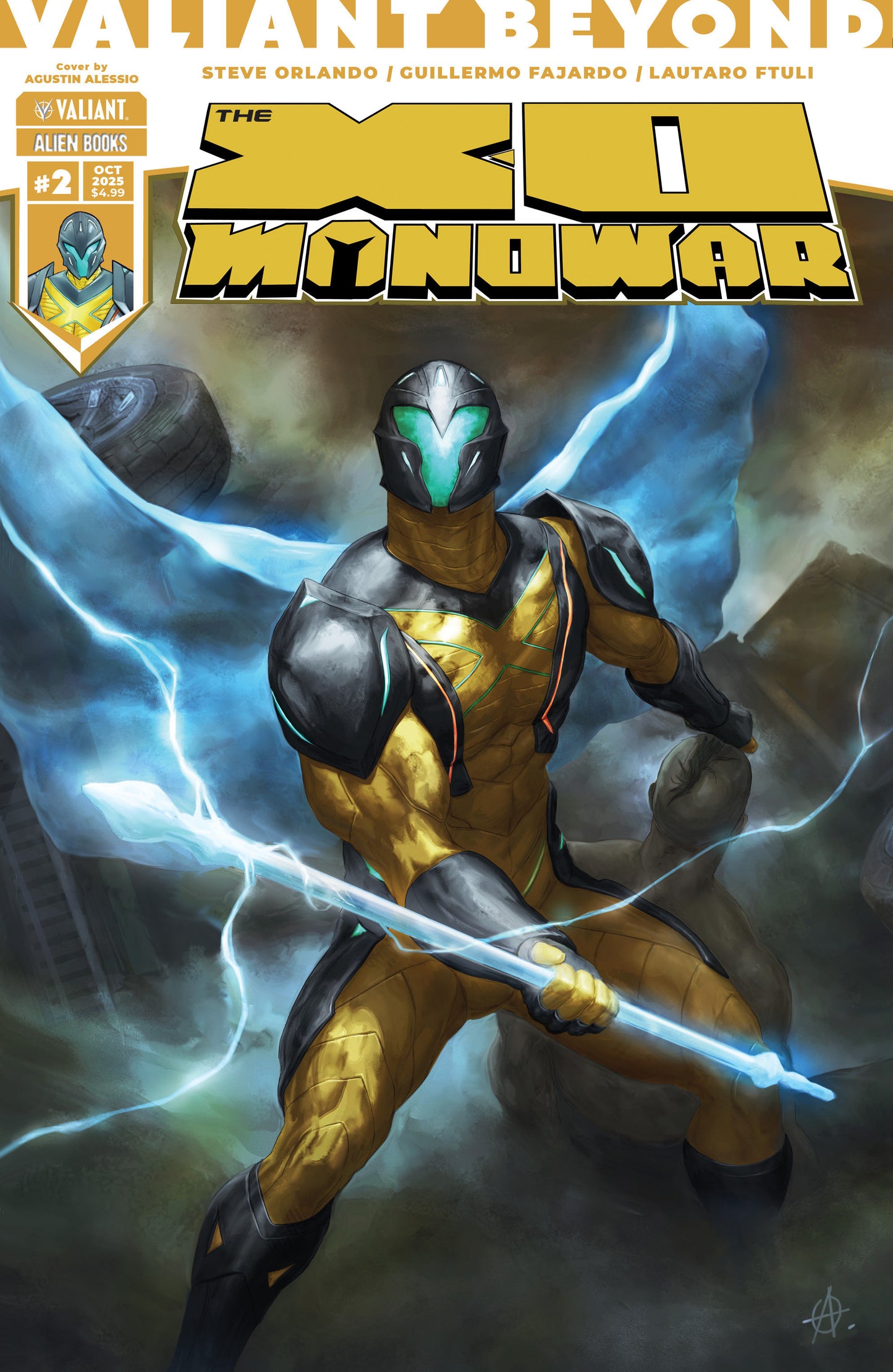 VALIANT BEYOND X-O MANOWAR #2 (OF 4) (OF 4) CVR A ALESSIO (Backorder, Allow 4-5 Weeks)