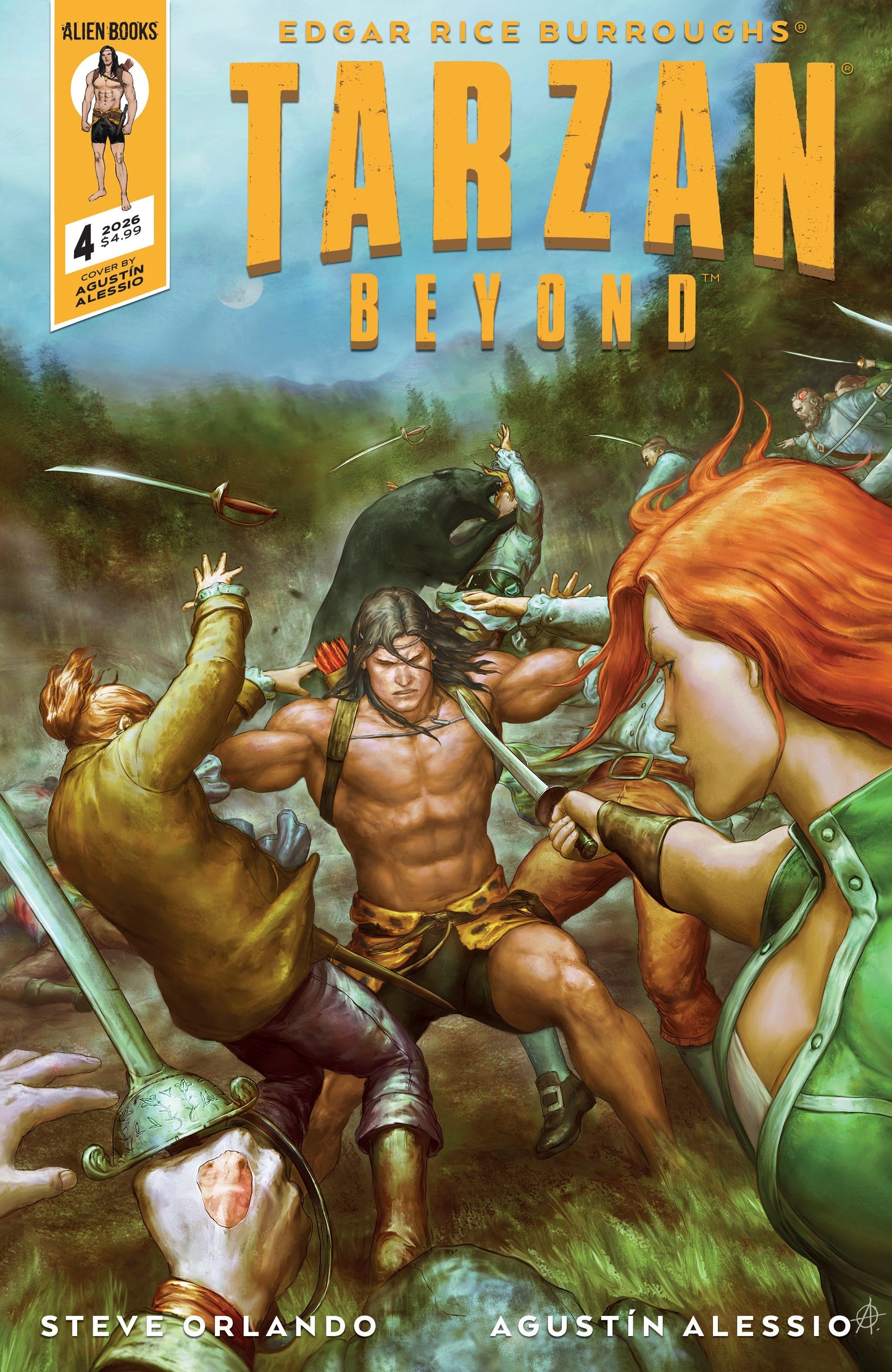 TARZAN BEYOND #4 COVER A