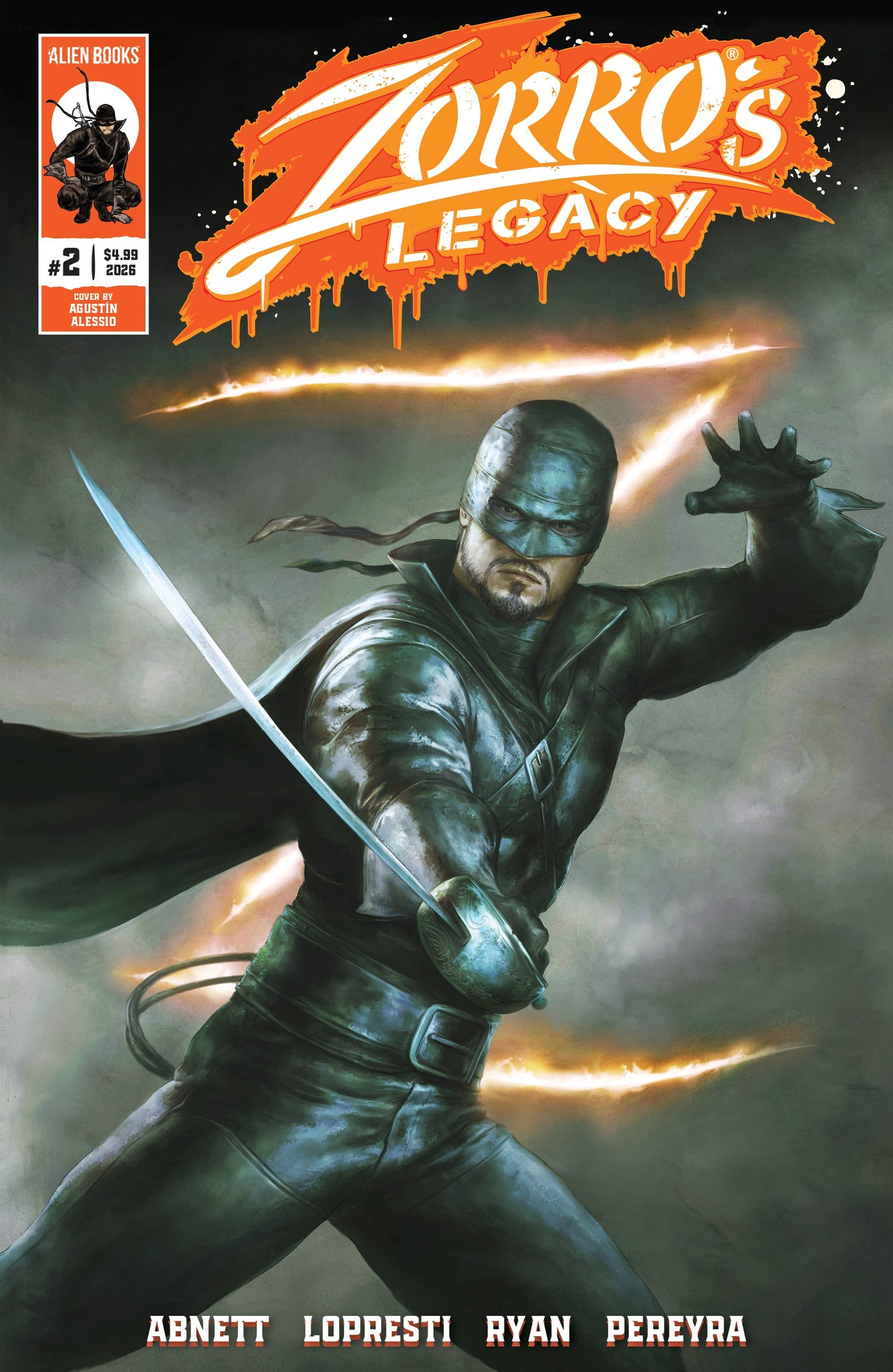 ZORRO'S LEGACY #2 VAR C (ALESSIO) | IDW PUBLISHING | Comicbookeroo