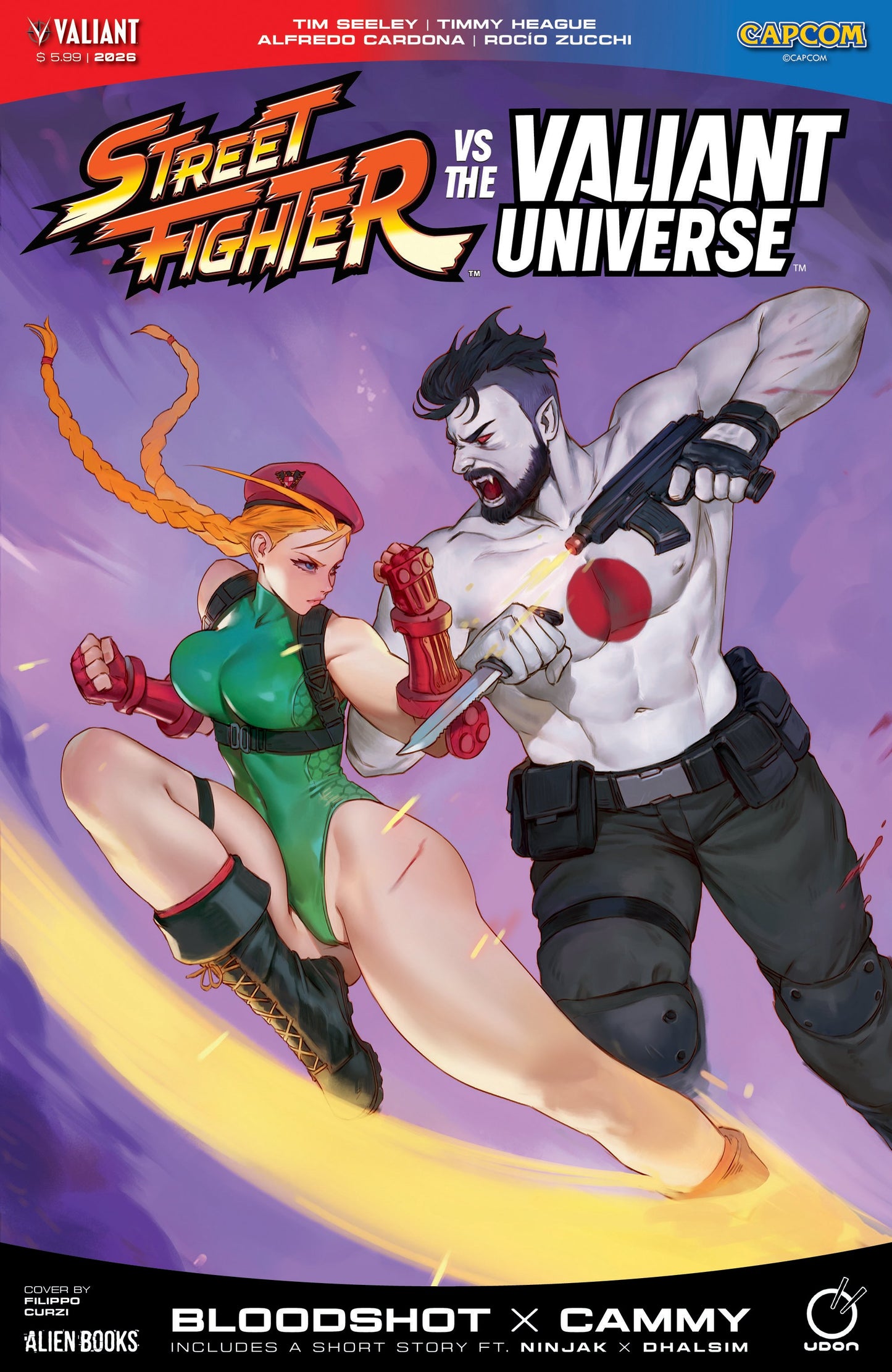 STREET FIGHTER VS. THE VALIANT UNIVERSE SPECIAL COVER A (Backorder, Allow 4-5 Weeks)