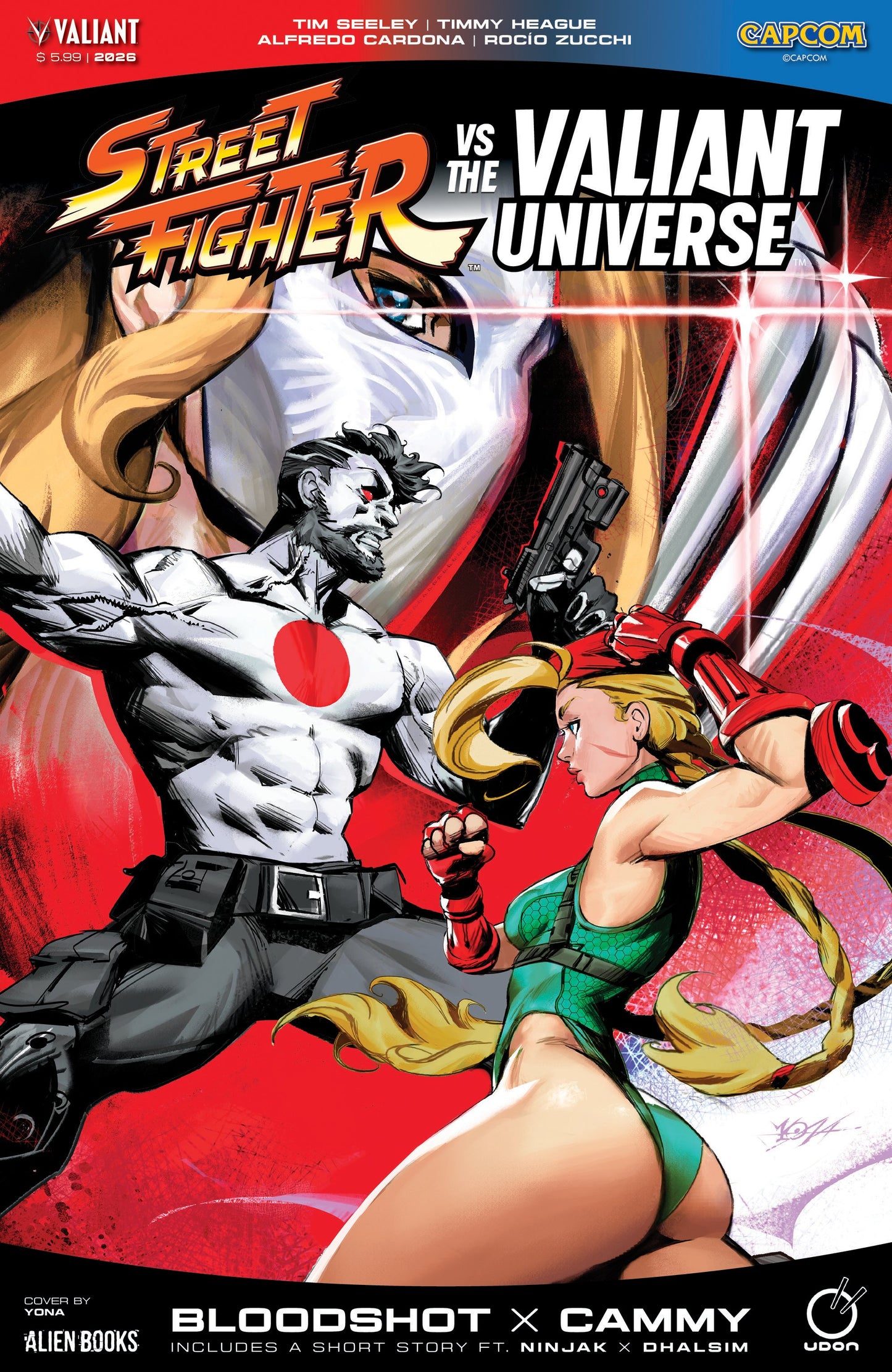 STREET FIGHTER VS. THE VALIANT UNIVERSE SPECIAL VAR B (YONAS) (Backorder, Allow 4-5 Weeks)