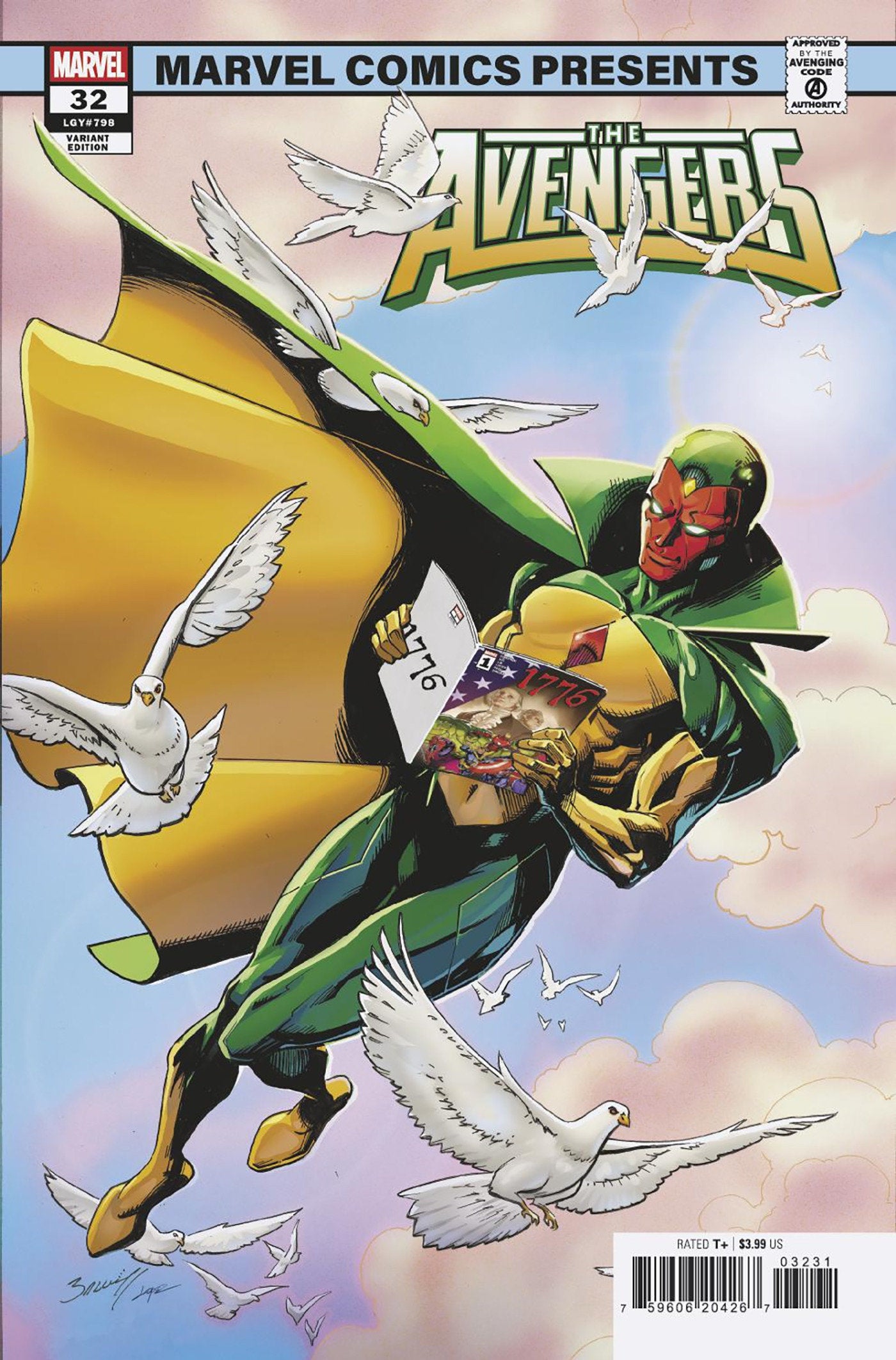 AVENGERS #32 MARK BAGLEY MARVEL COMICS PRESENTS VAR (Backorder, Allow 4-5 Weeks)