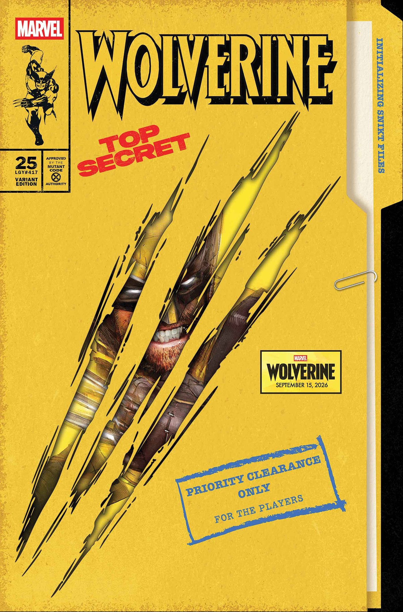 WOLVERINE #25 JOCK WOLVERINE GAME VAR | MARVEL | Comicbookeroo